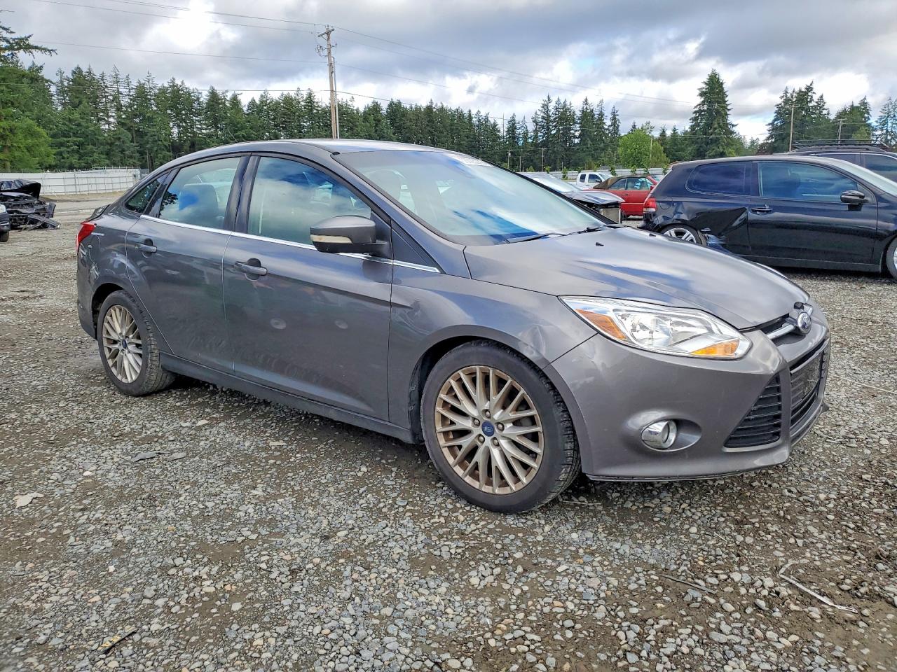 2012 Ford Focus Sel Gray vin: 1FAHP3H26CL388141
