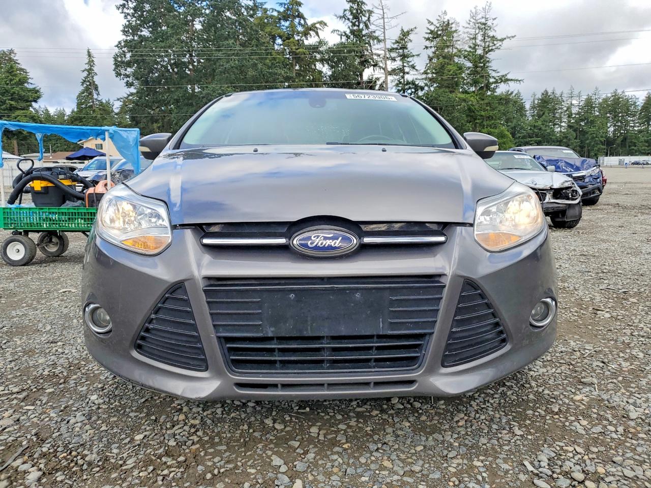 2012 Ford Focus Sel Gray vin: 1FAHP3H26CL388141