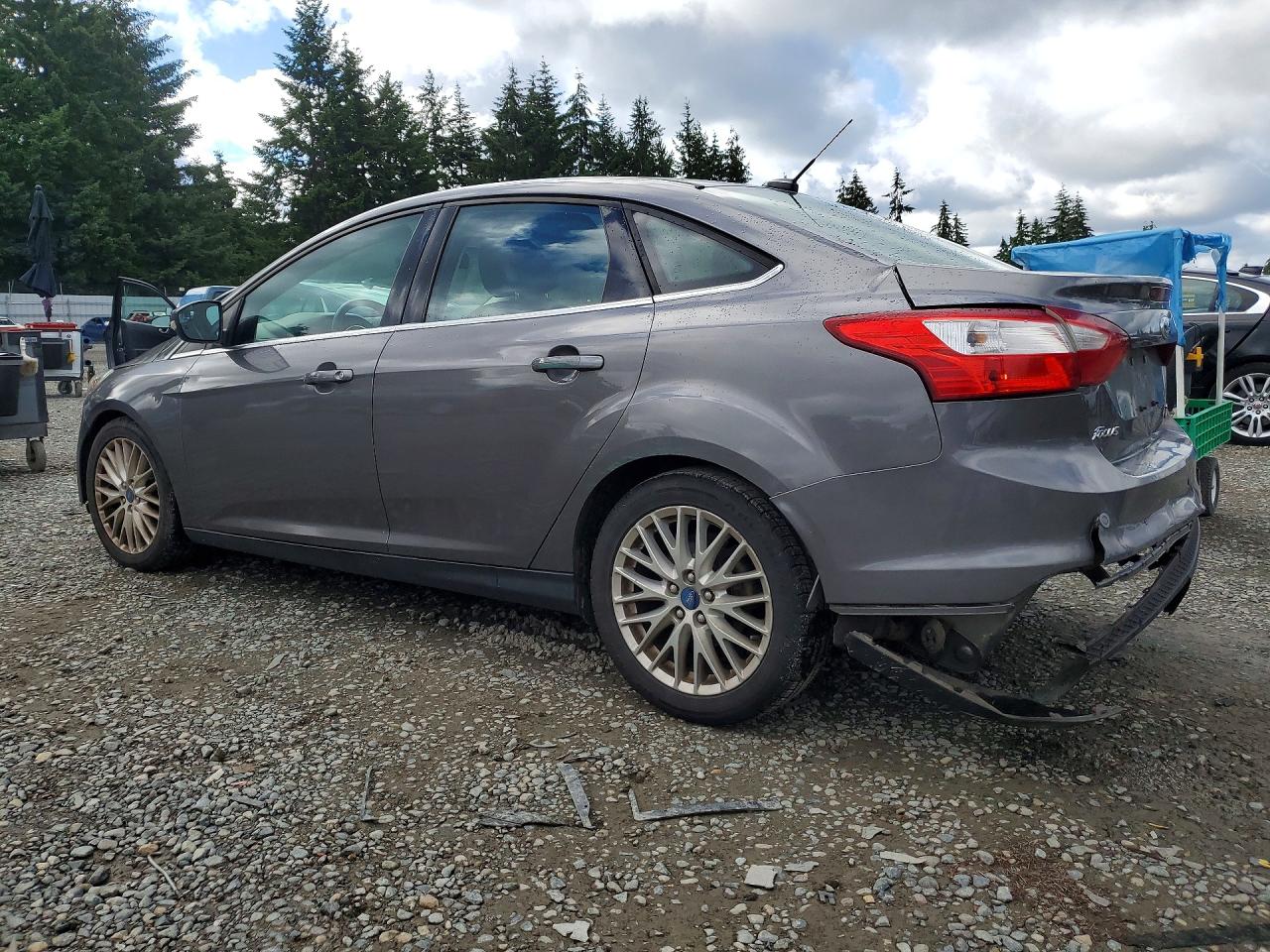 2012 Ford Focus Sel Gray vin: 1FAHP3H26CL388141