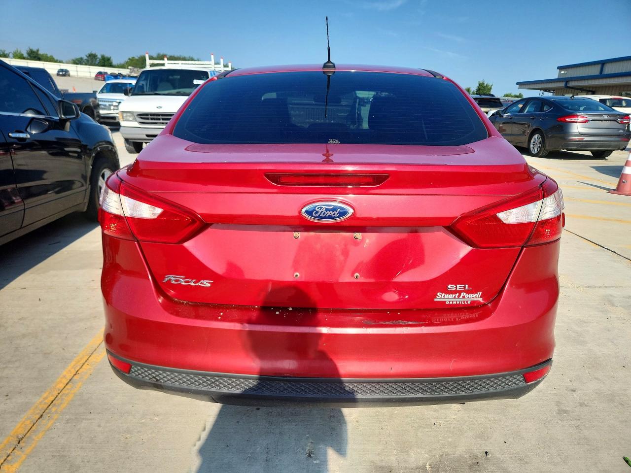 2012 Ford Focus Sel Red vin: 1FAHP3H27CL109618