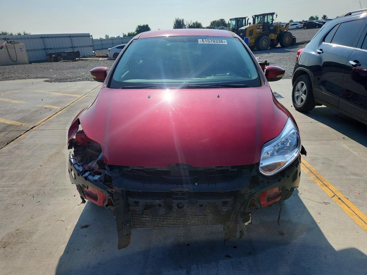 2012 Ford Focus Sel Red vin: 1FAHP3H27CL109618