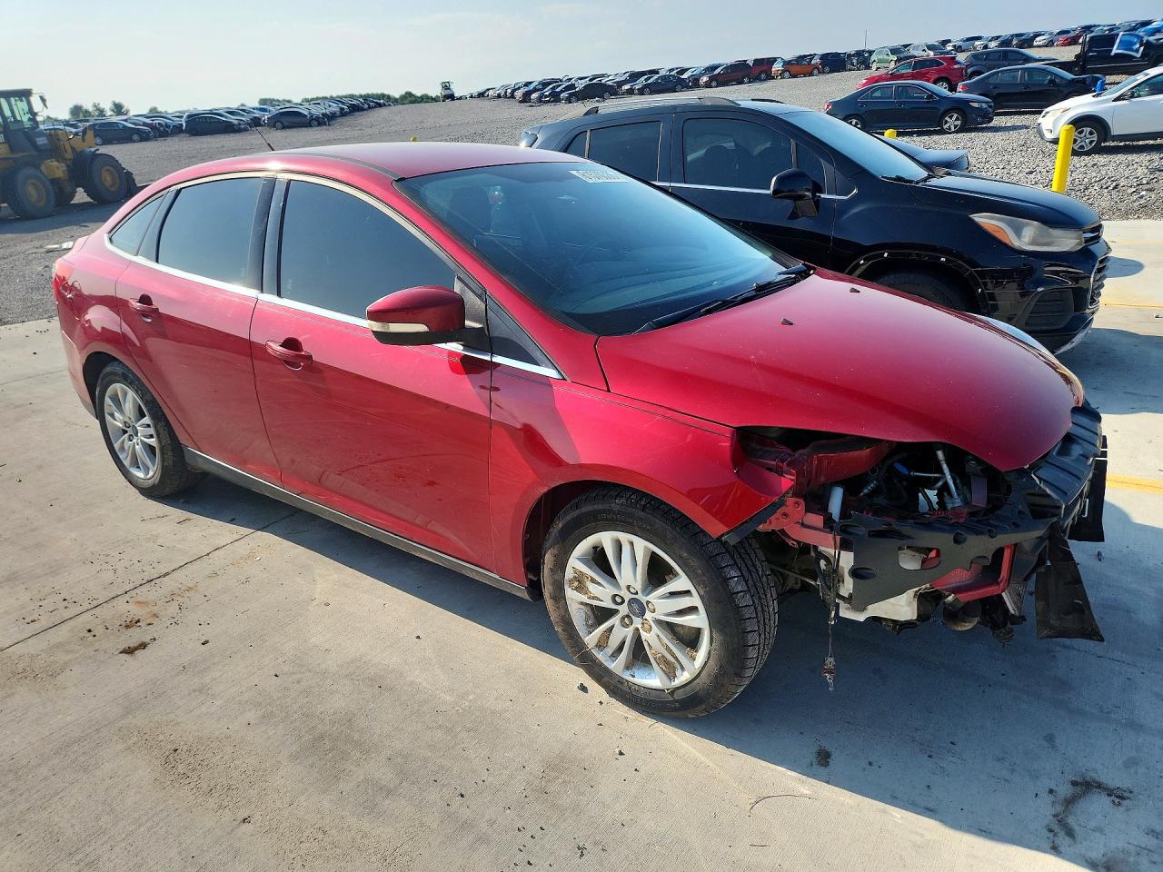 2012 Ford Focus Sel Red vin: 1FAHP3H27CL109618