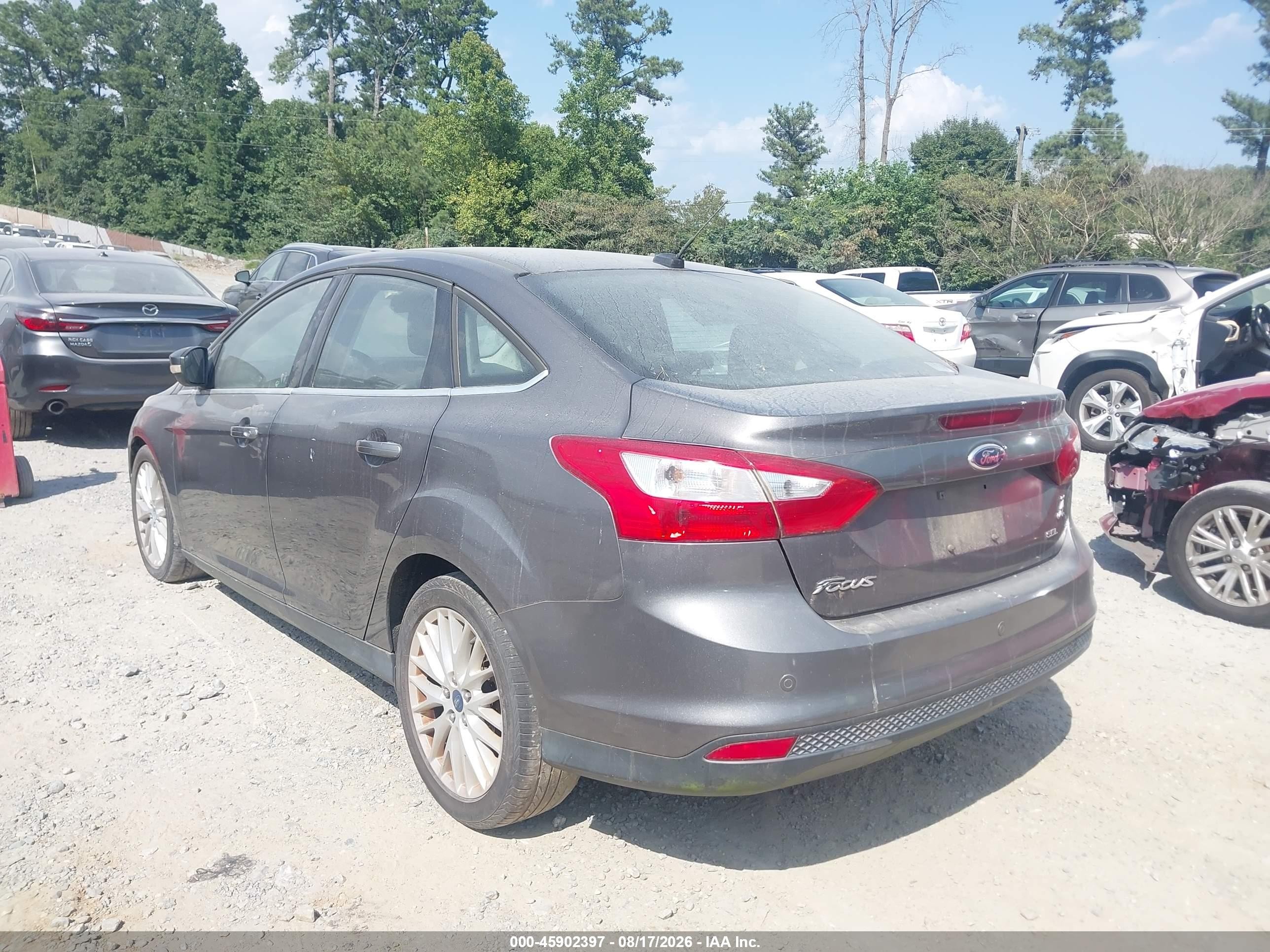 2012 Ford Focus Sel Gray vin: 1FAHP3H27CL200629