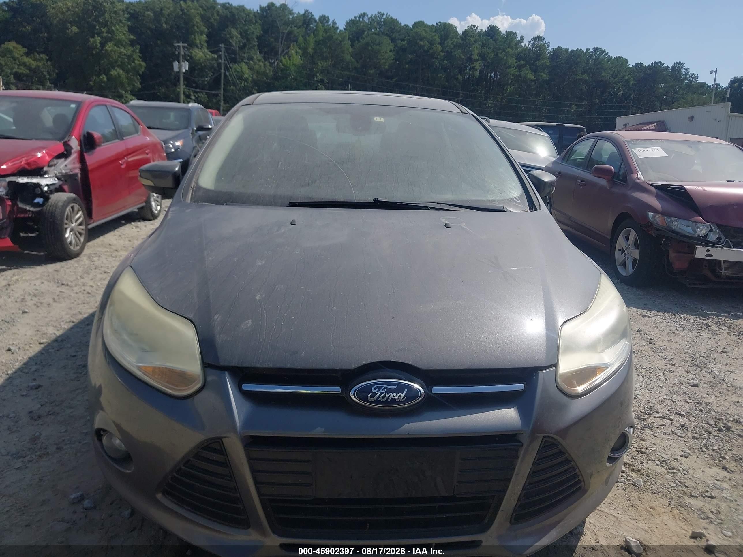 2012 Ford Focus Sel Gray vin: 1FAHP3H27CL200629