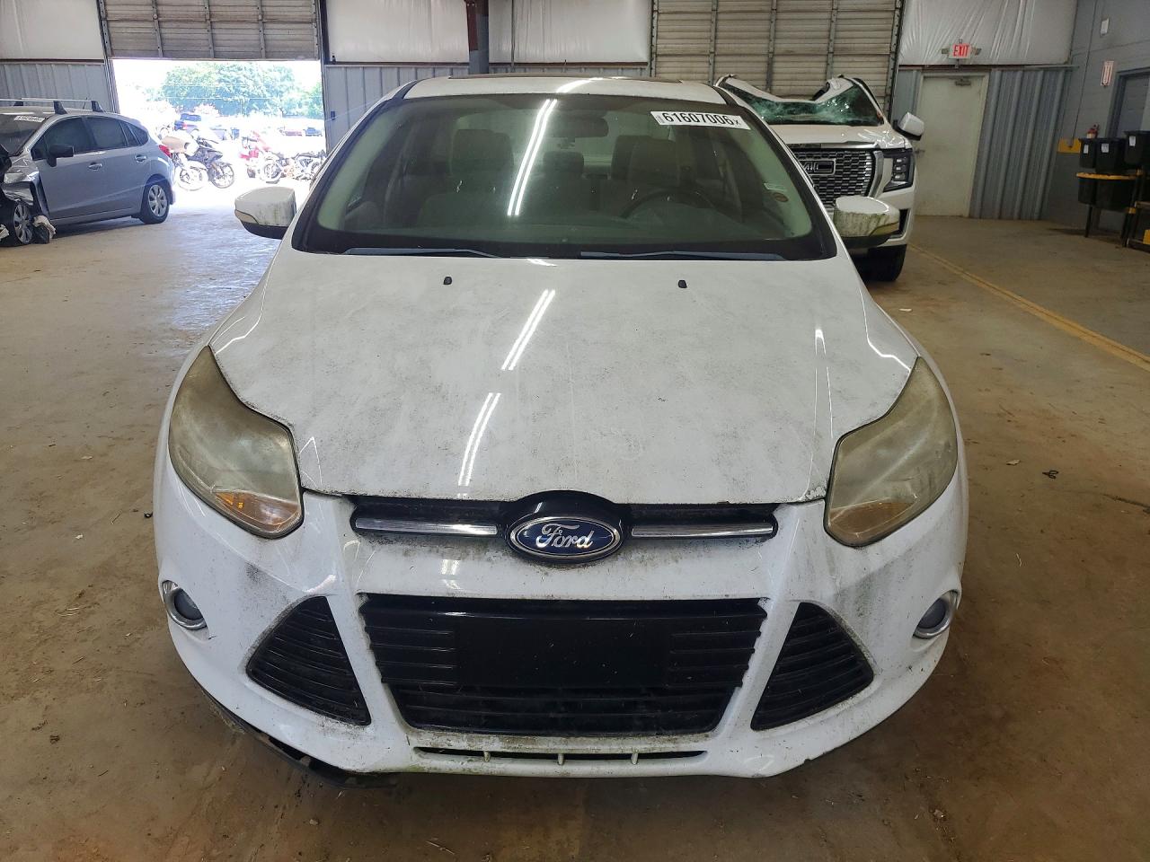 2012 Ford Focus Sel White vin: 1FAHP3H27CL230441