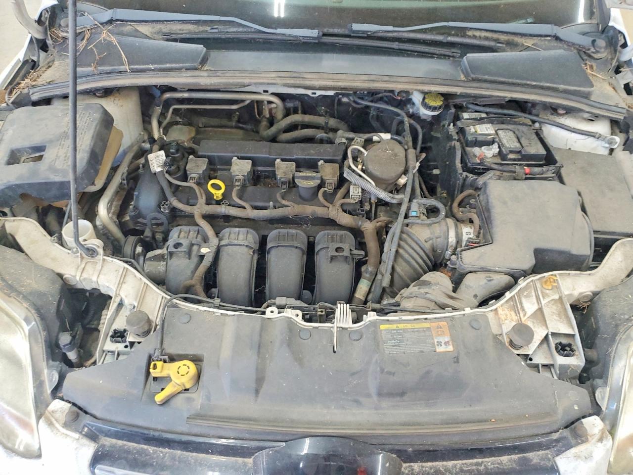 2012 Ford Focus Sel White vin: 1FAHP3H27CL230441