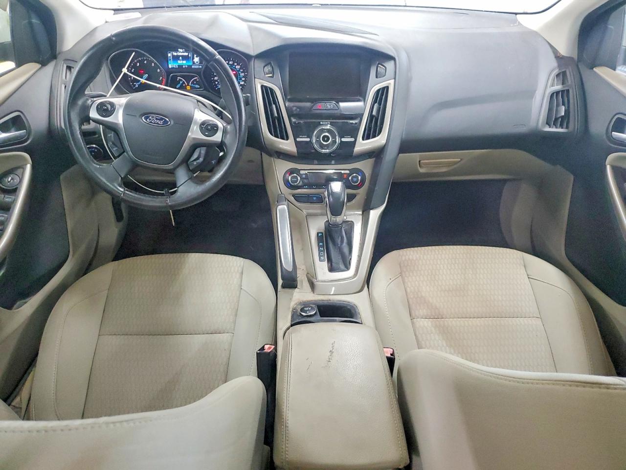 2012 Ford Focus Sel White vin: 1FAHP3H27CL230441
