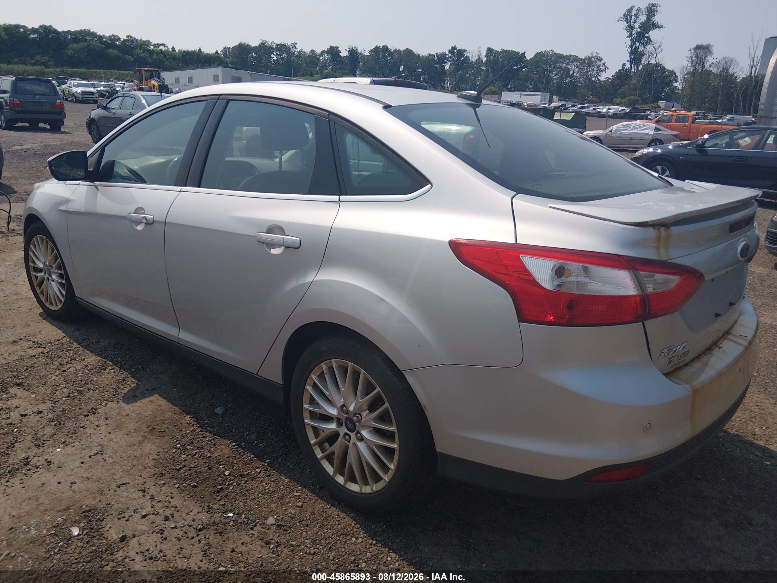 2012 Ford Focus Sel Silver vin: 1FAHP3H27CL266484