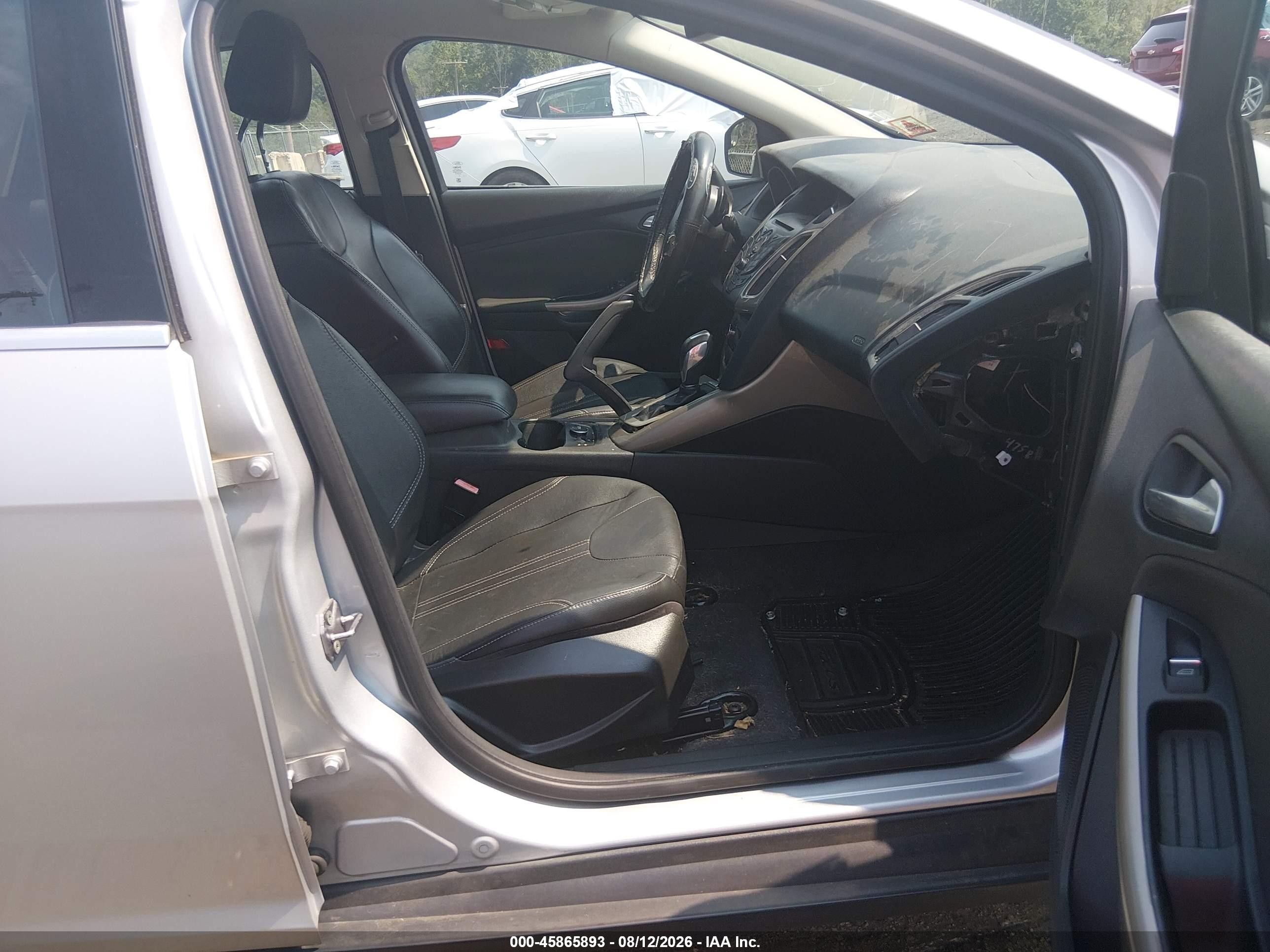 2012 Ford Focus Sel Silver vin: 1FAHP3H27CL266484