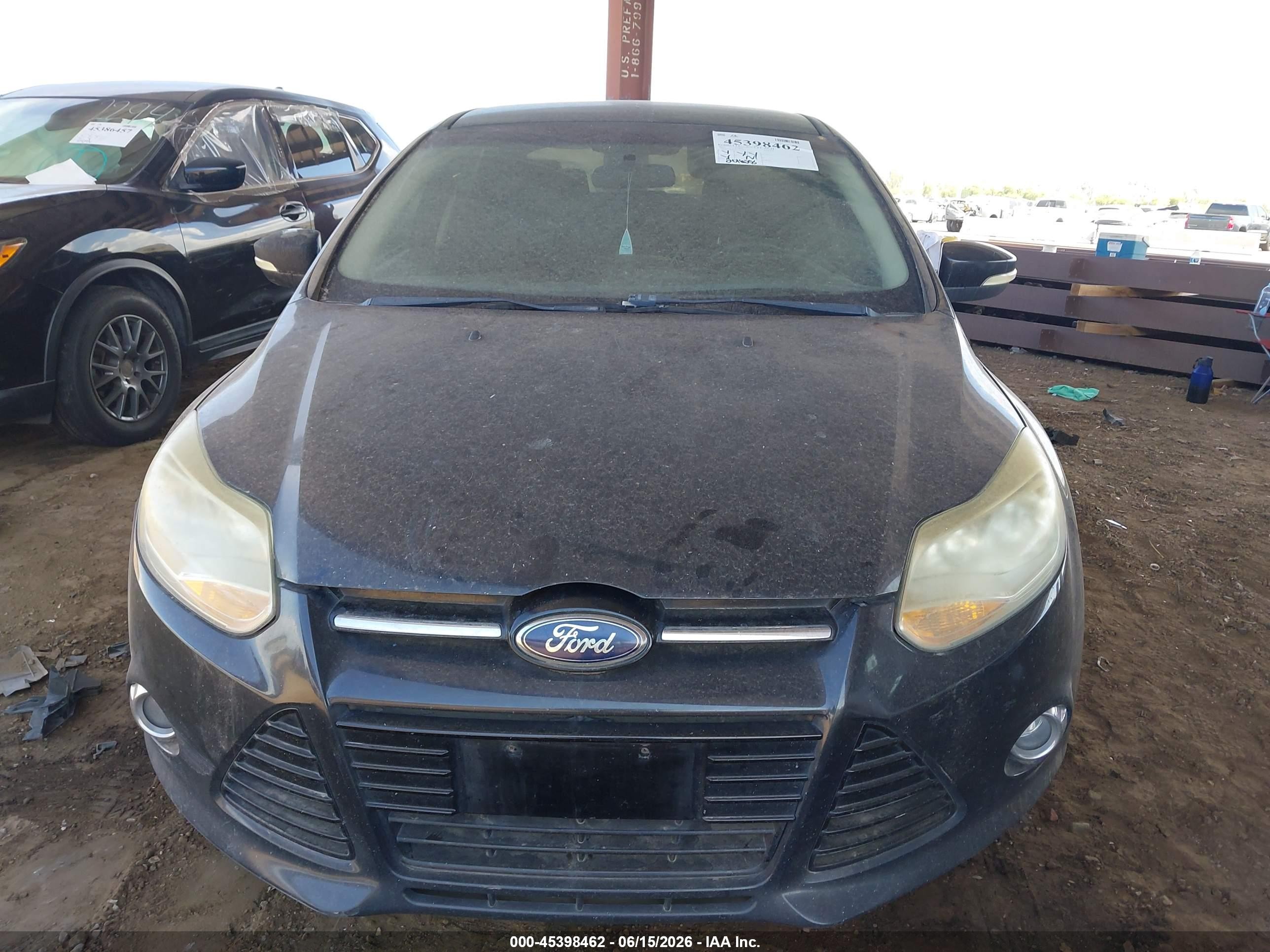 2012 Ford Focus Sel Black vin: 1FAHP3H27CL373695