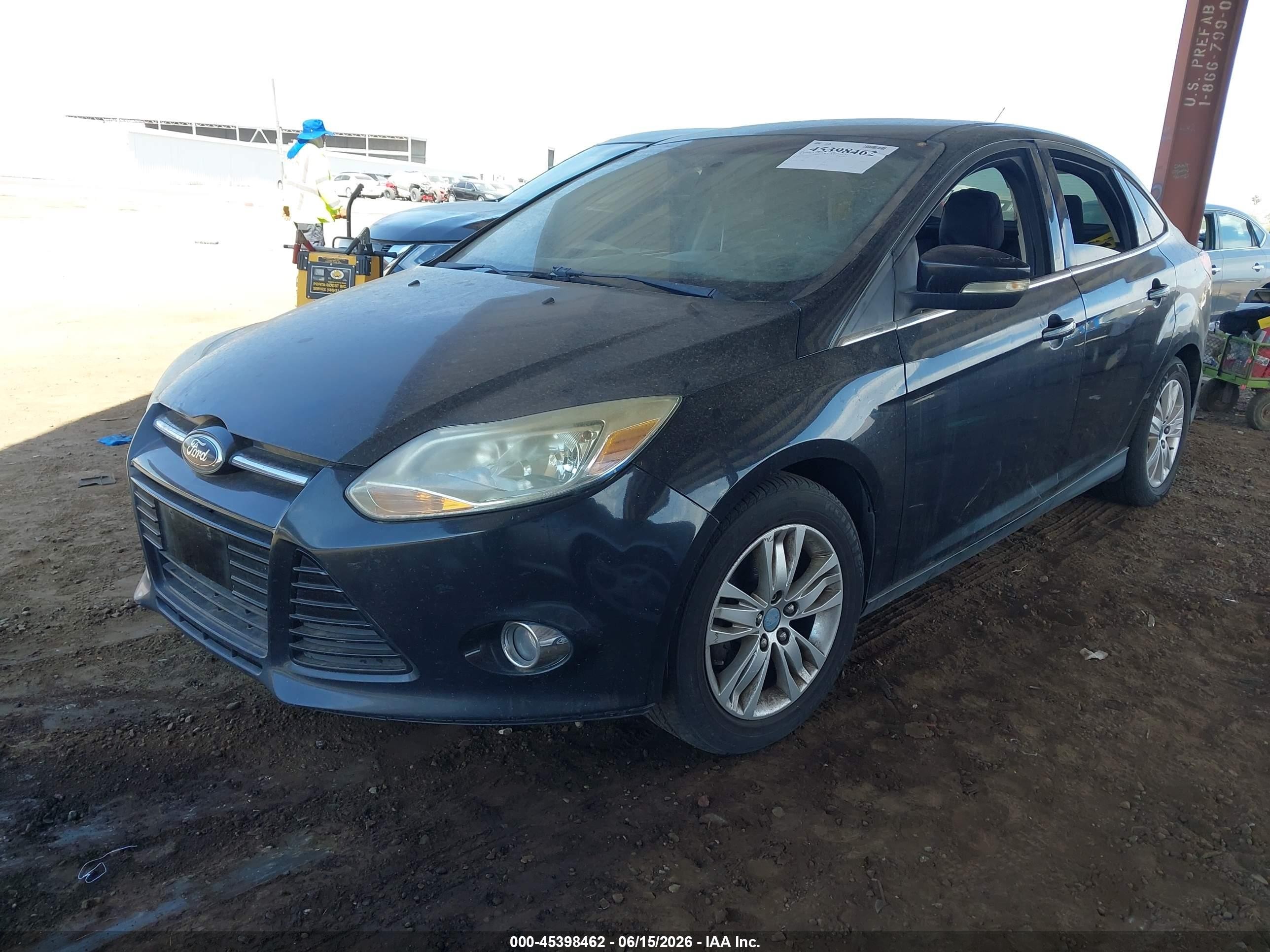 2012 Ford Focus Sel Black vin: 1FAHP3H27CL373695