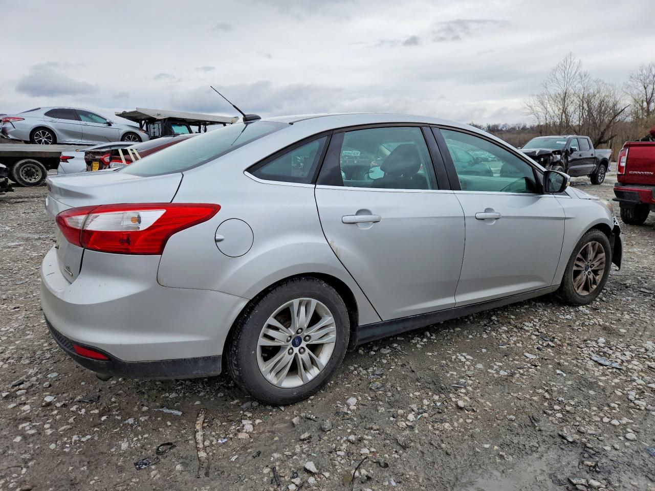 2012 Ford Focus Sel Silver vin: 1FAHP3H27CL393249