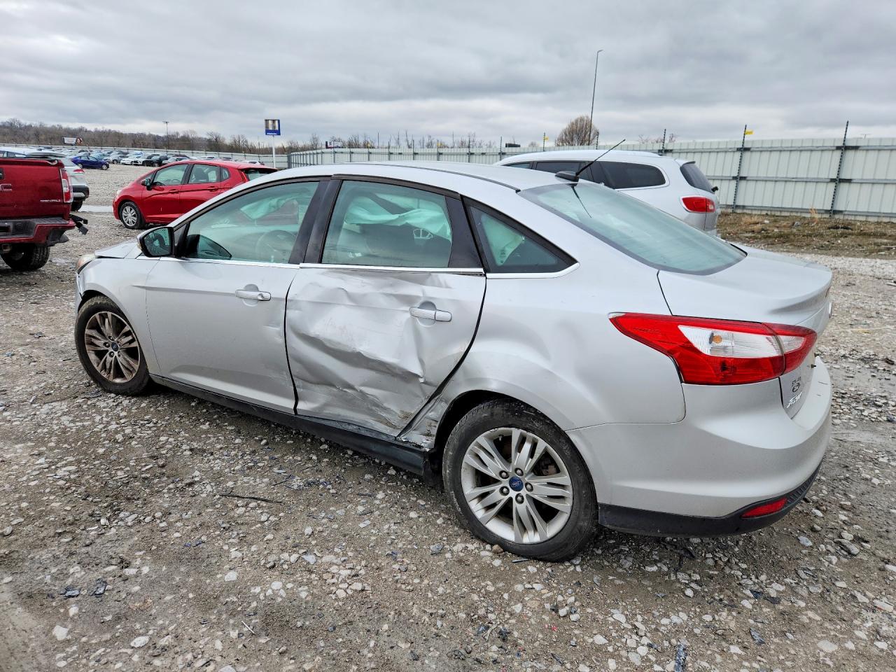 2012 Ford Focus Sel Silver vin: 1FAHP3H27CL393249