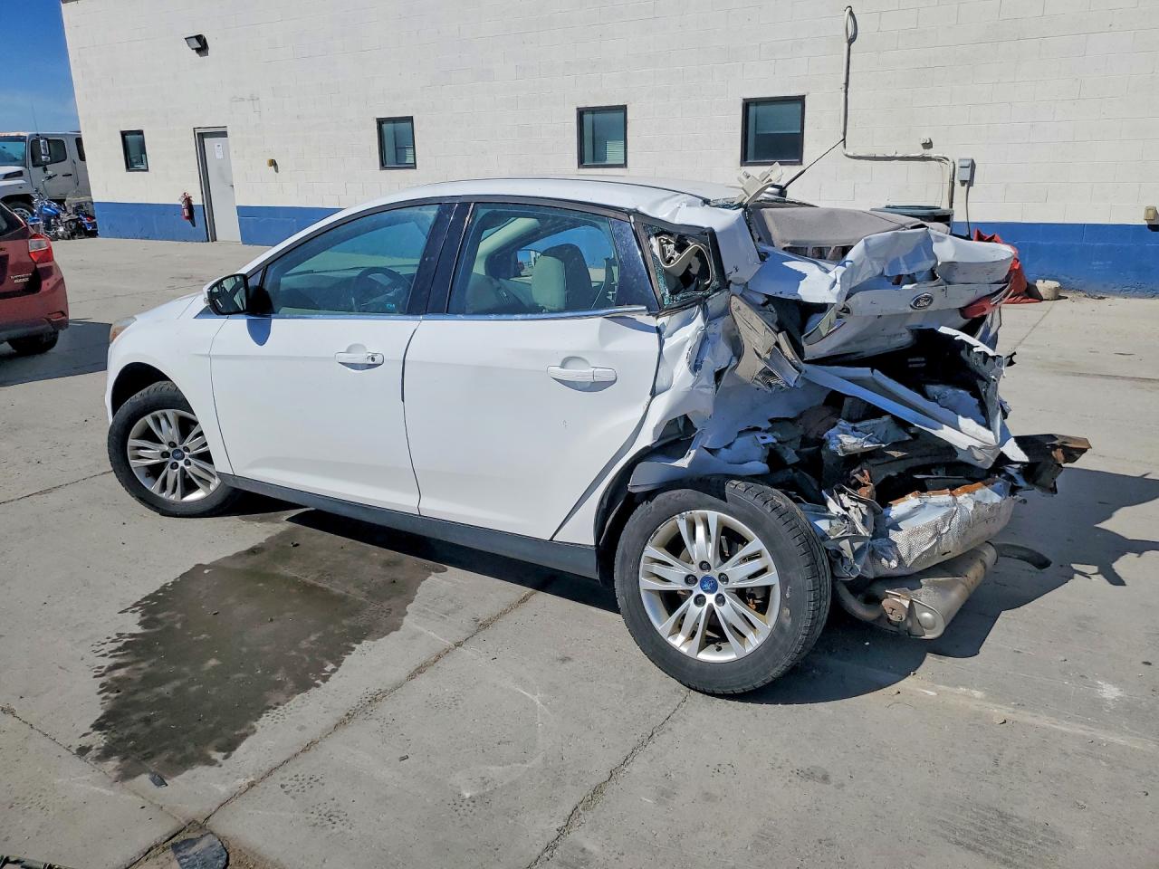 2012 Ford Focus Sel White vin: 1FAHP3H27CL416917