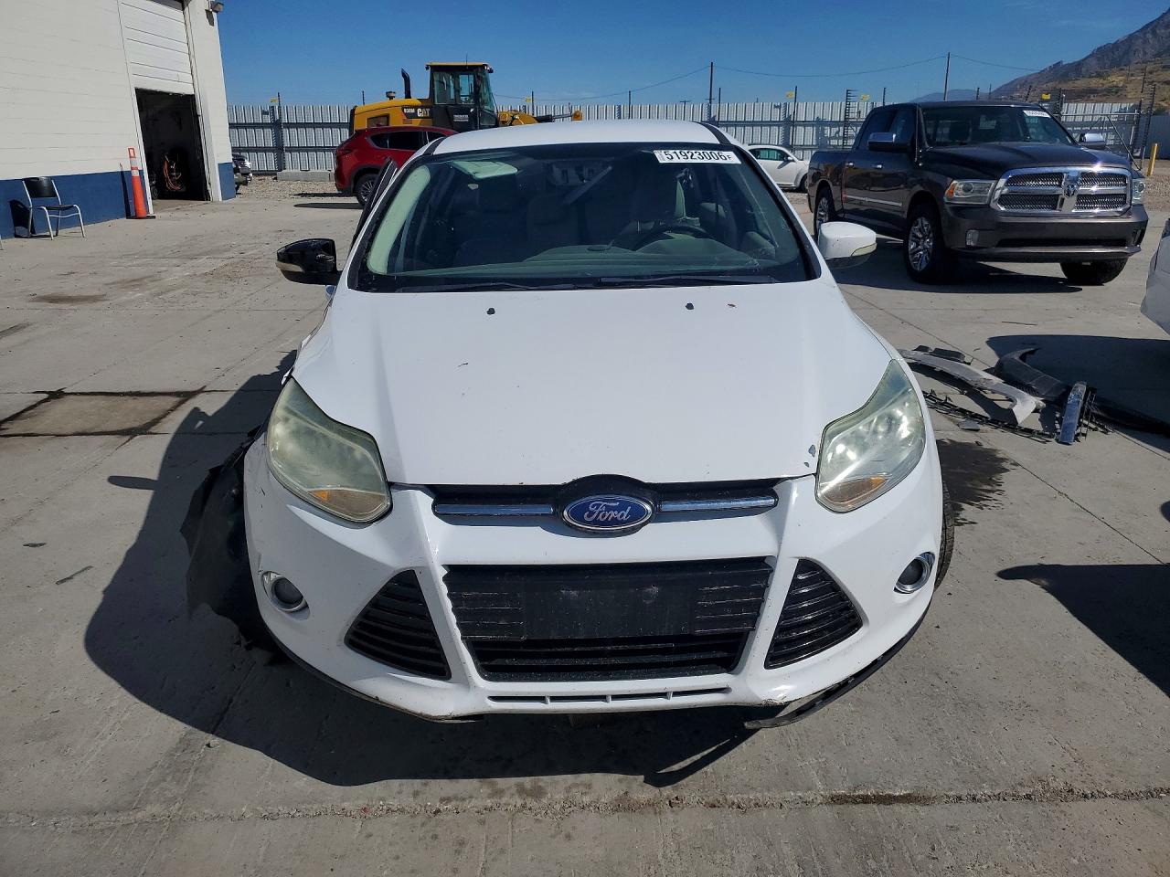 2012 Ford Focus Sel White vin: 1FAHP3H27CL416917
