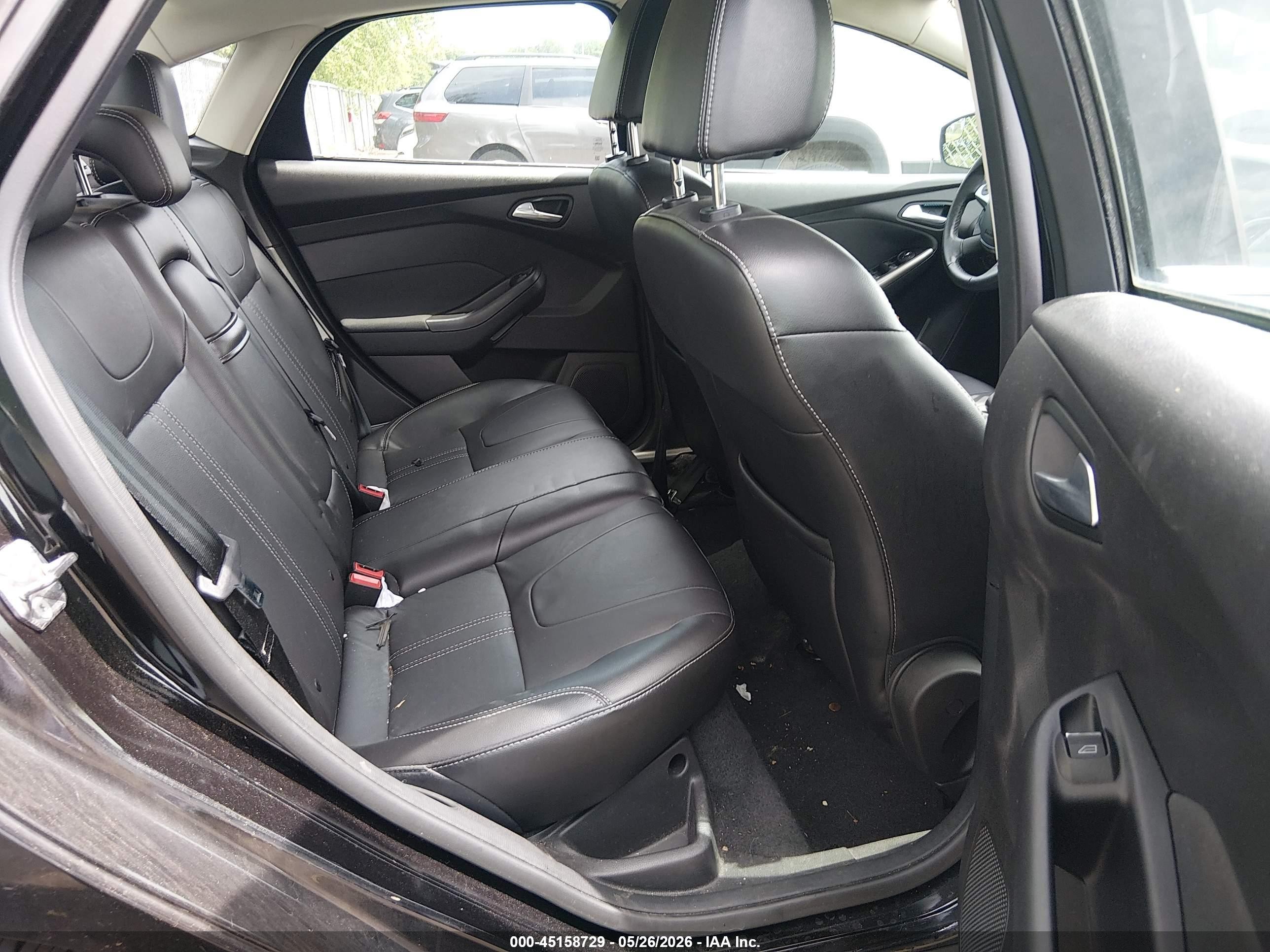 2012 Ford Focus Sel Black vin: 1FAHP3H27CL432485