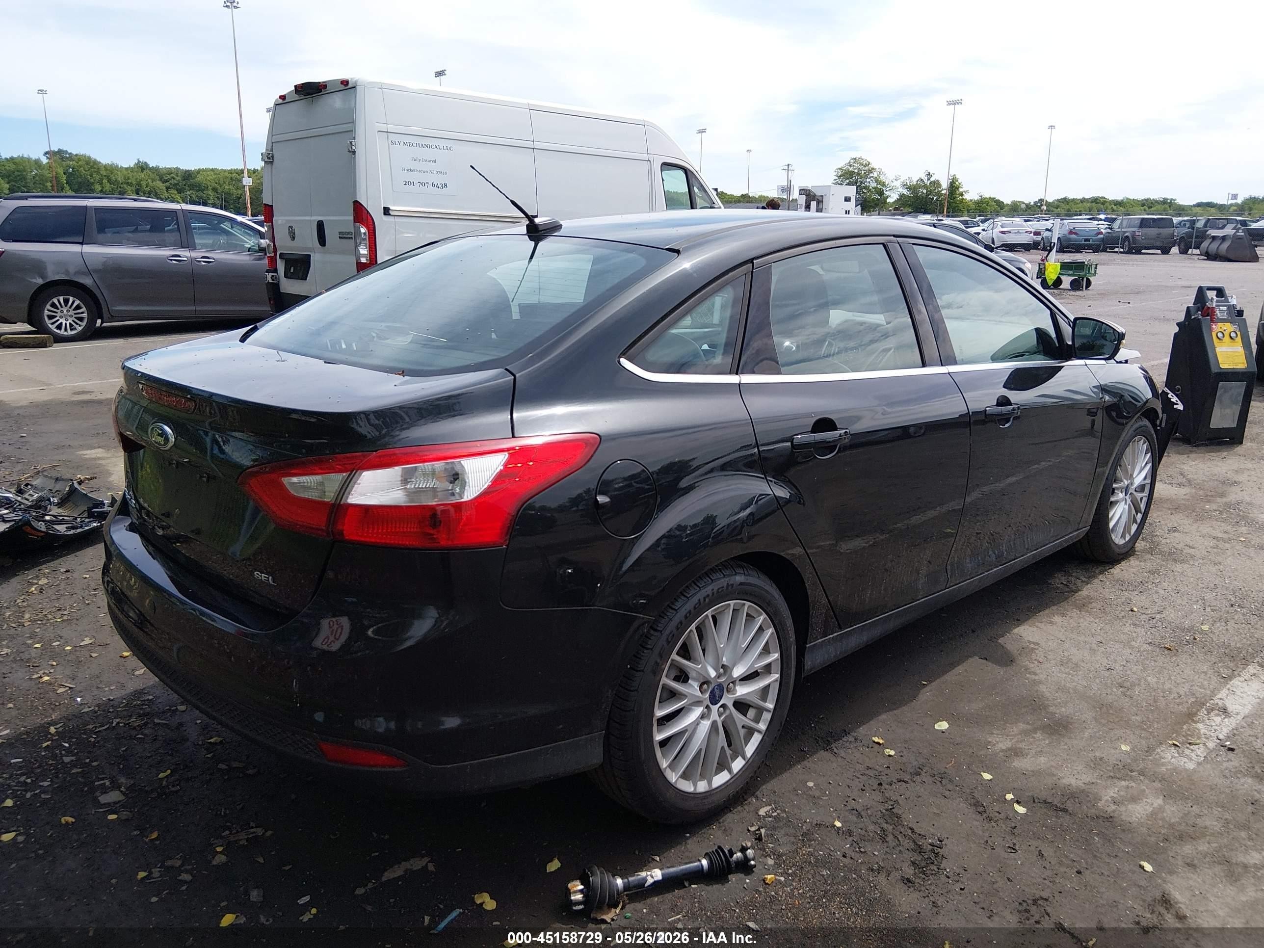 2012 Ford Focus Sel Black vin: 1FAHP3H27CL432485