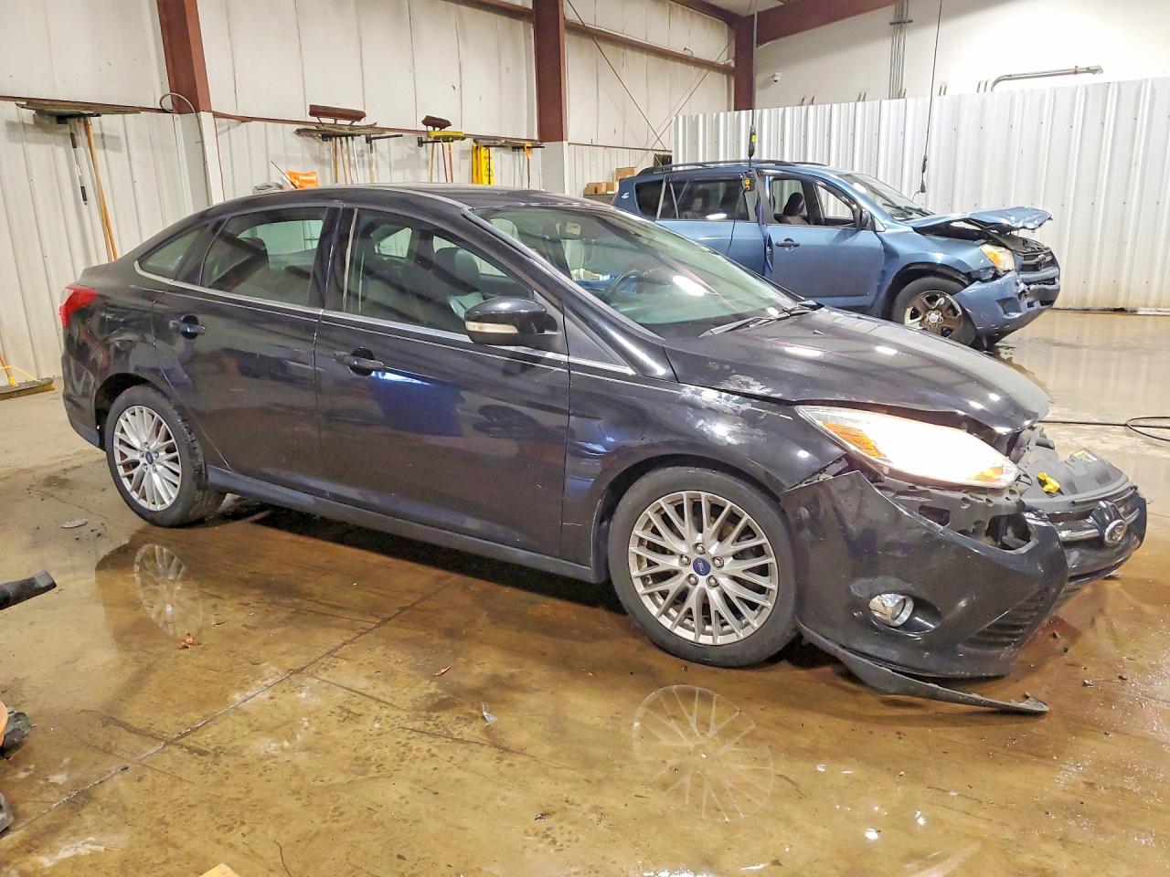 2012 Ford Focus Sel Black vin: 1FAHP3H27CL442661