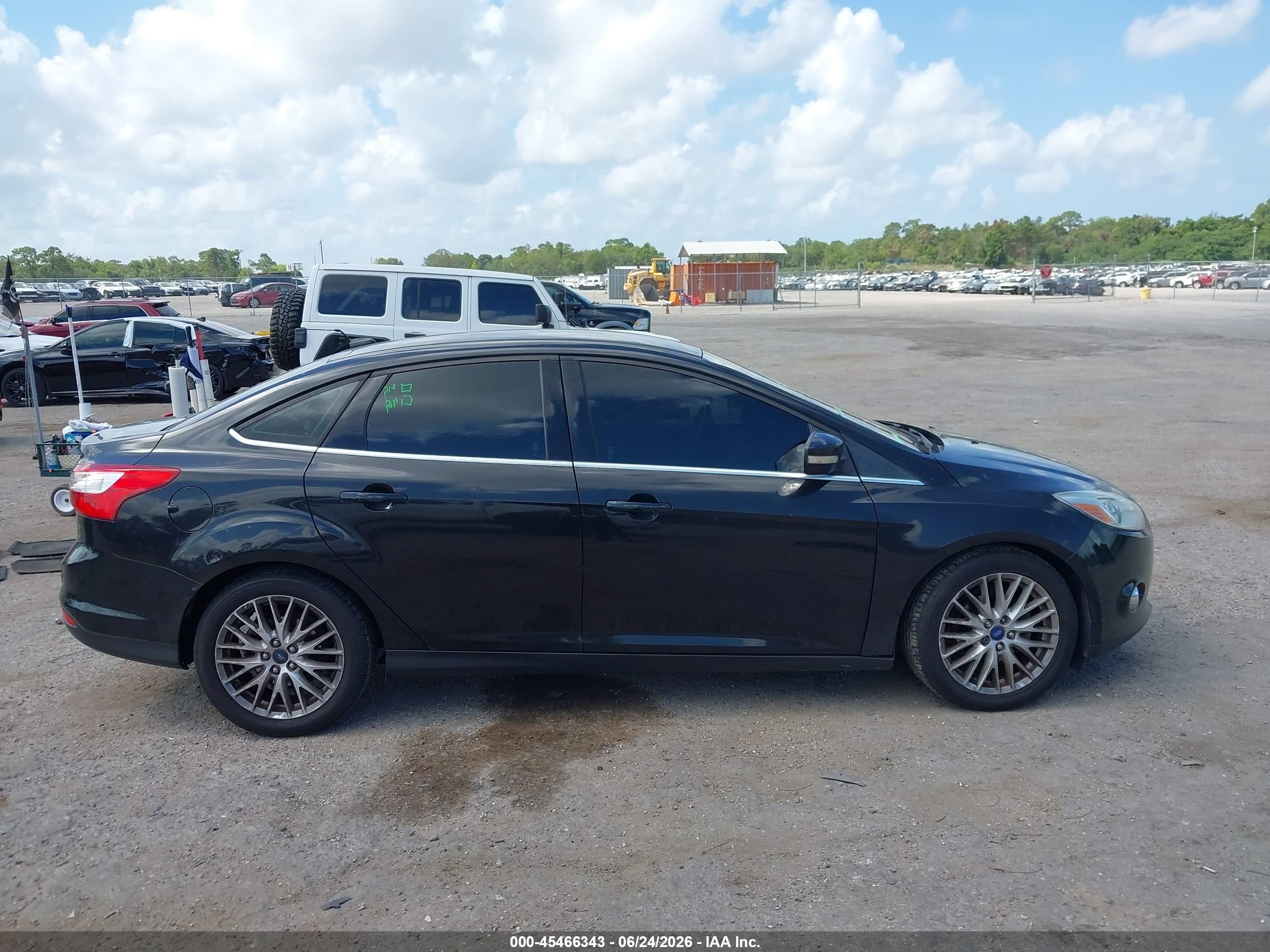 2012 Ford Focus Sel Black vin: 1FAHP3H27CL446709