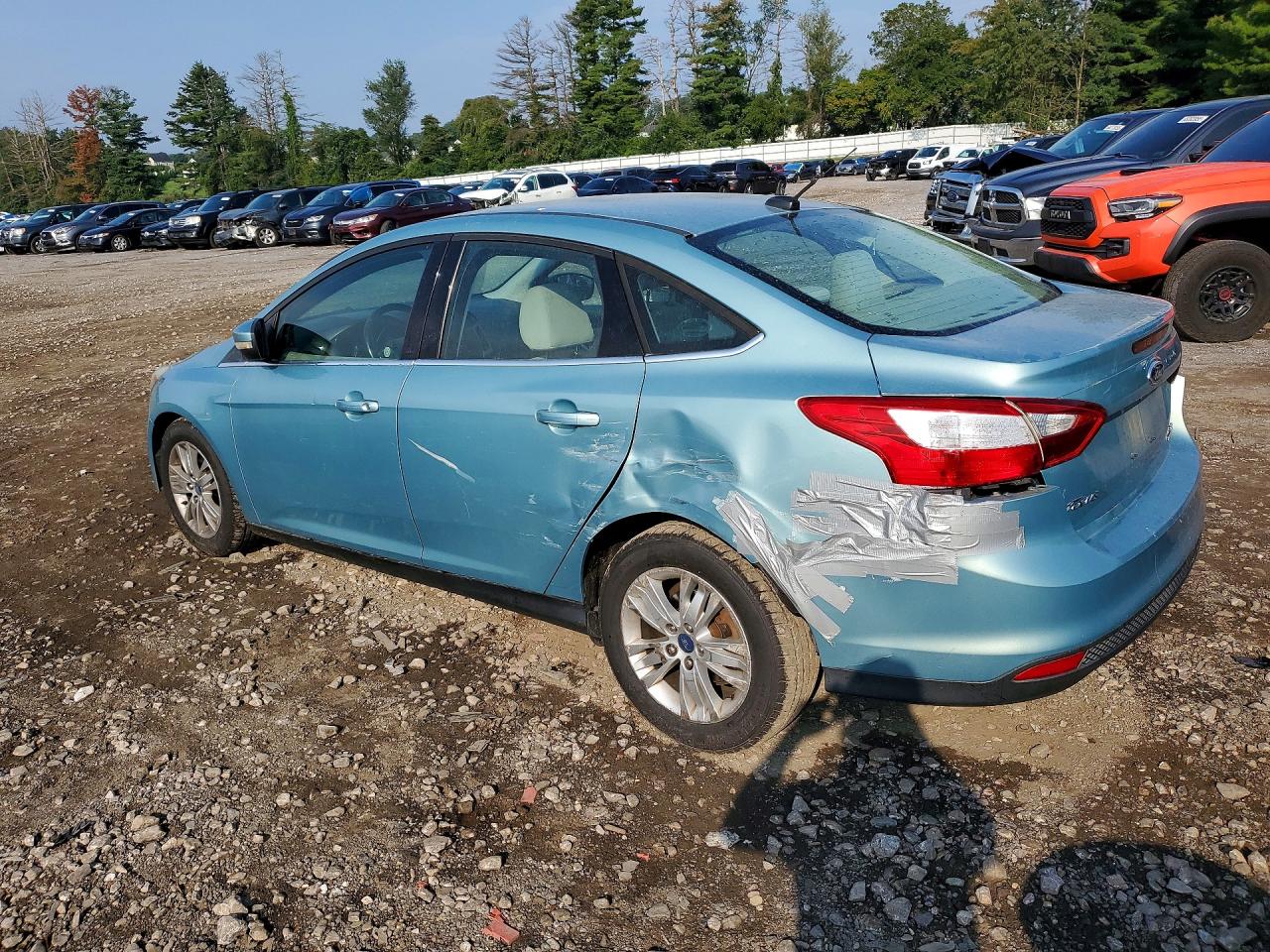 2012 Ford Focus Sel Синий vin: 1FAHP3H27CL479371