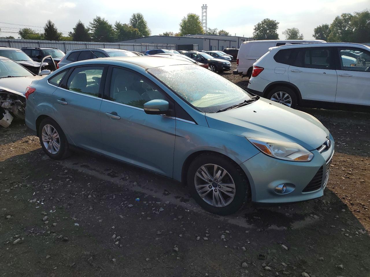 2012 Ford Focus Sel Синий vin: 1FAHP3H27CL479371