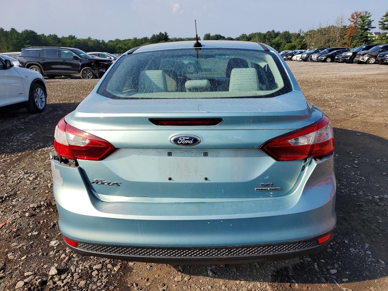 2012 Ford Focus Sel Синий vin: 1FAHP3H27CL479371