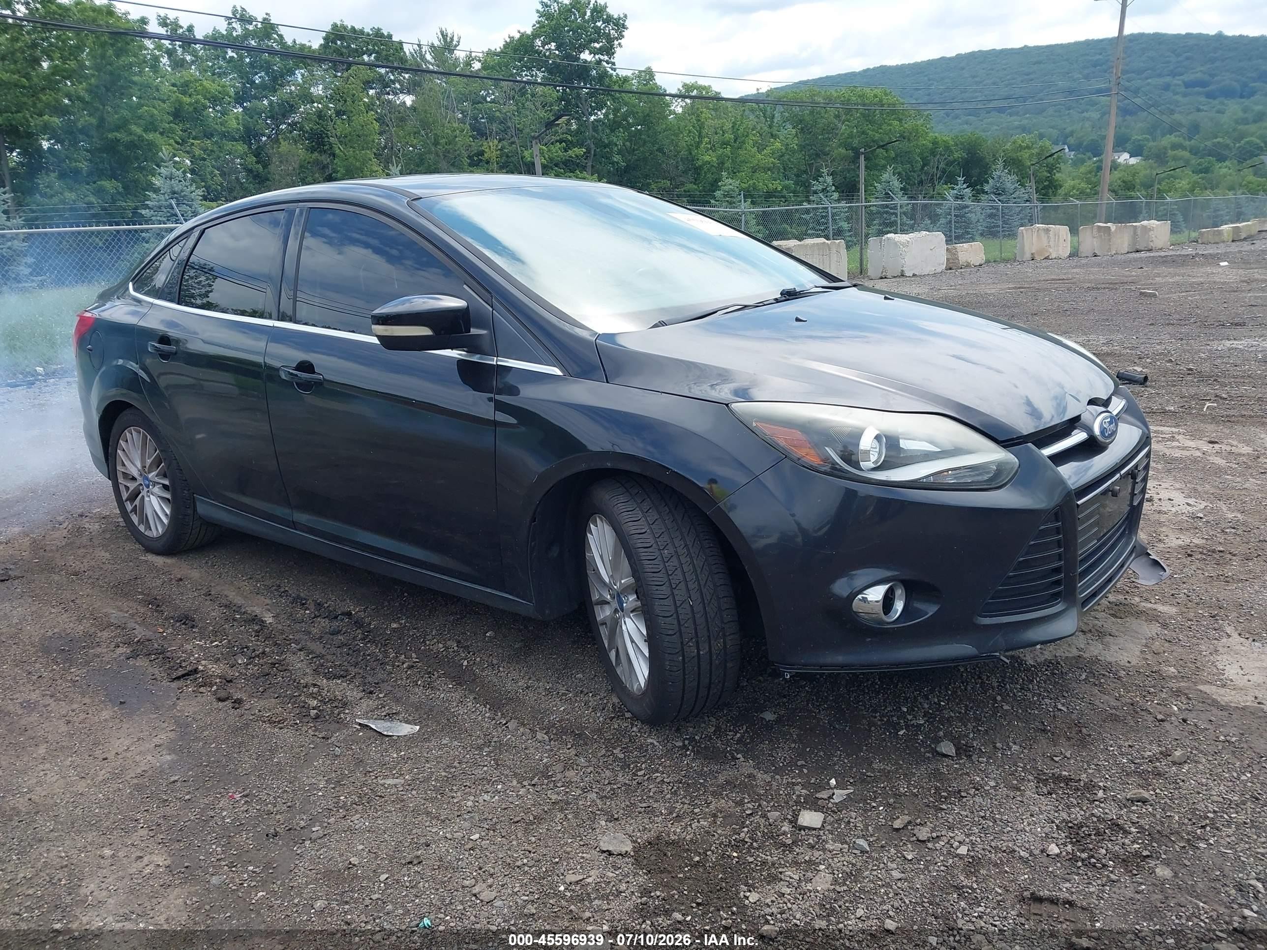 2012 Ford Focus Sel Черный vin: 1FAHP3H28CL105965
