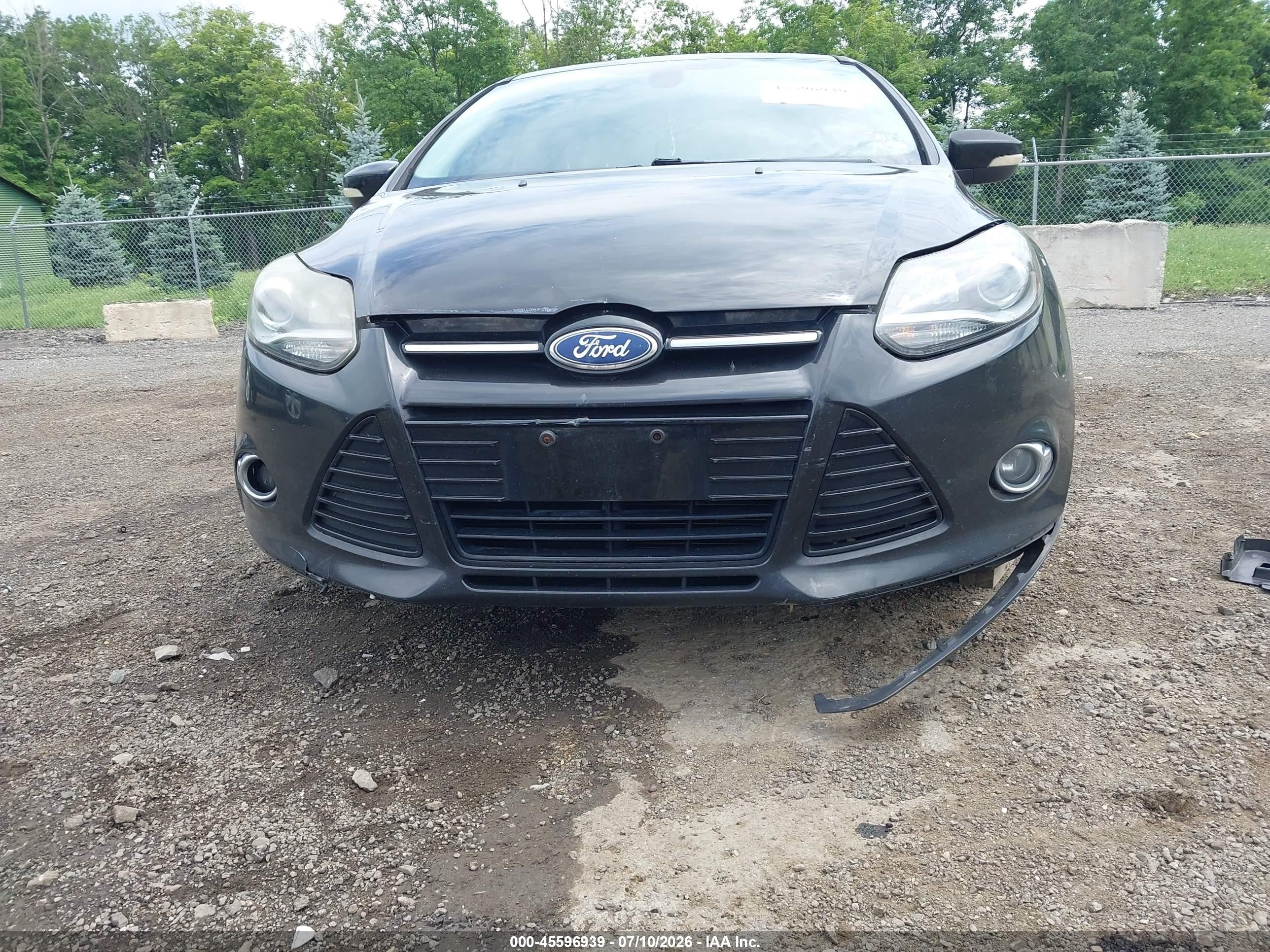 2012 Ford Focus Sel Черный vin: 1FAHP3H28CL105965
