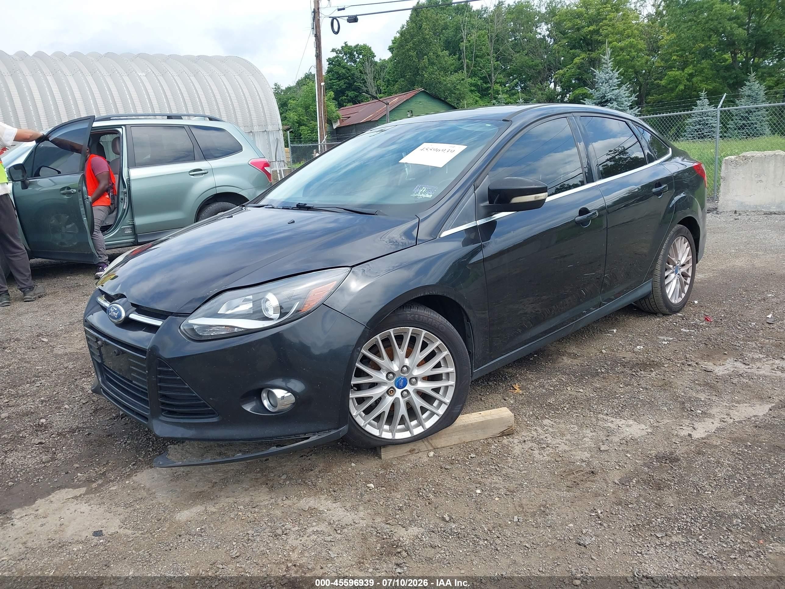 2012 Ford Focus Sel Черный vin: 1FAHP3H28CL105965