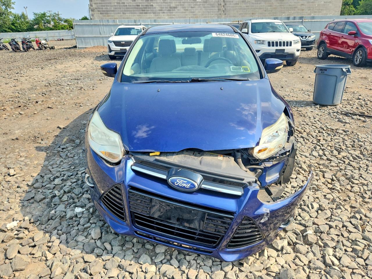 2012 Ford Focus Sel Blue vin: 1FAHP3H28CL149707