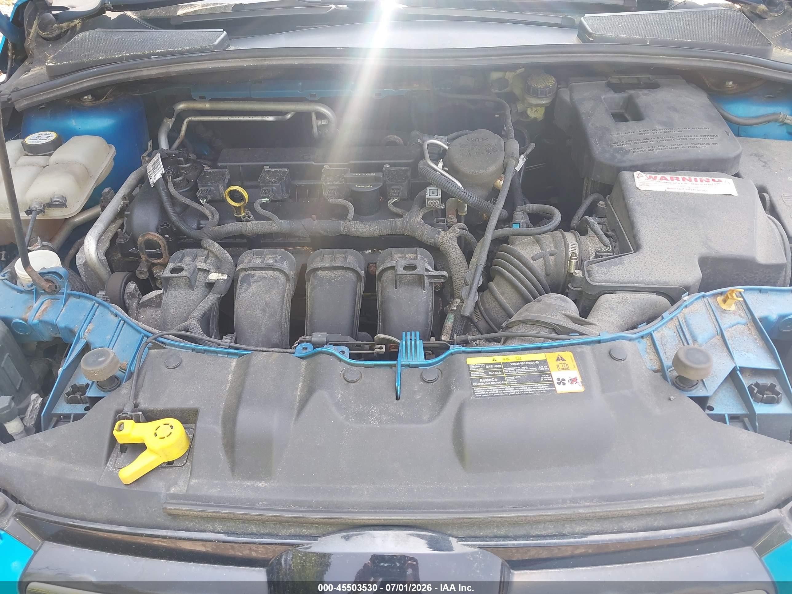 2012 Ford Focus Sel Blue vin: 1FAHP3H28CL163218