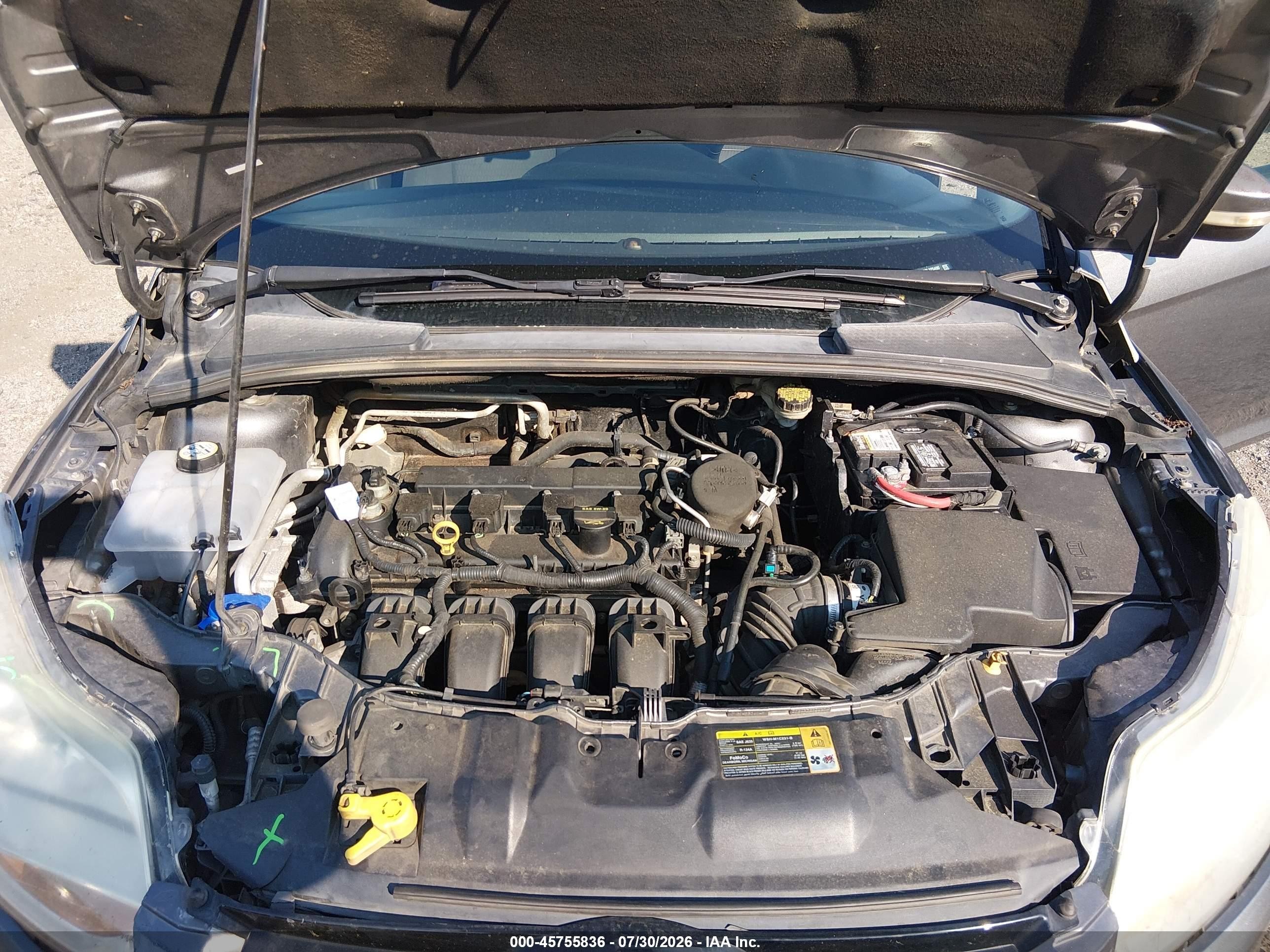 2012 Ford Focus Sel Серый vin: 1FAHP3H28CL325400