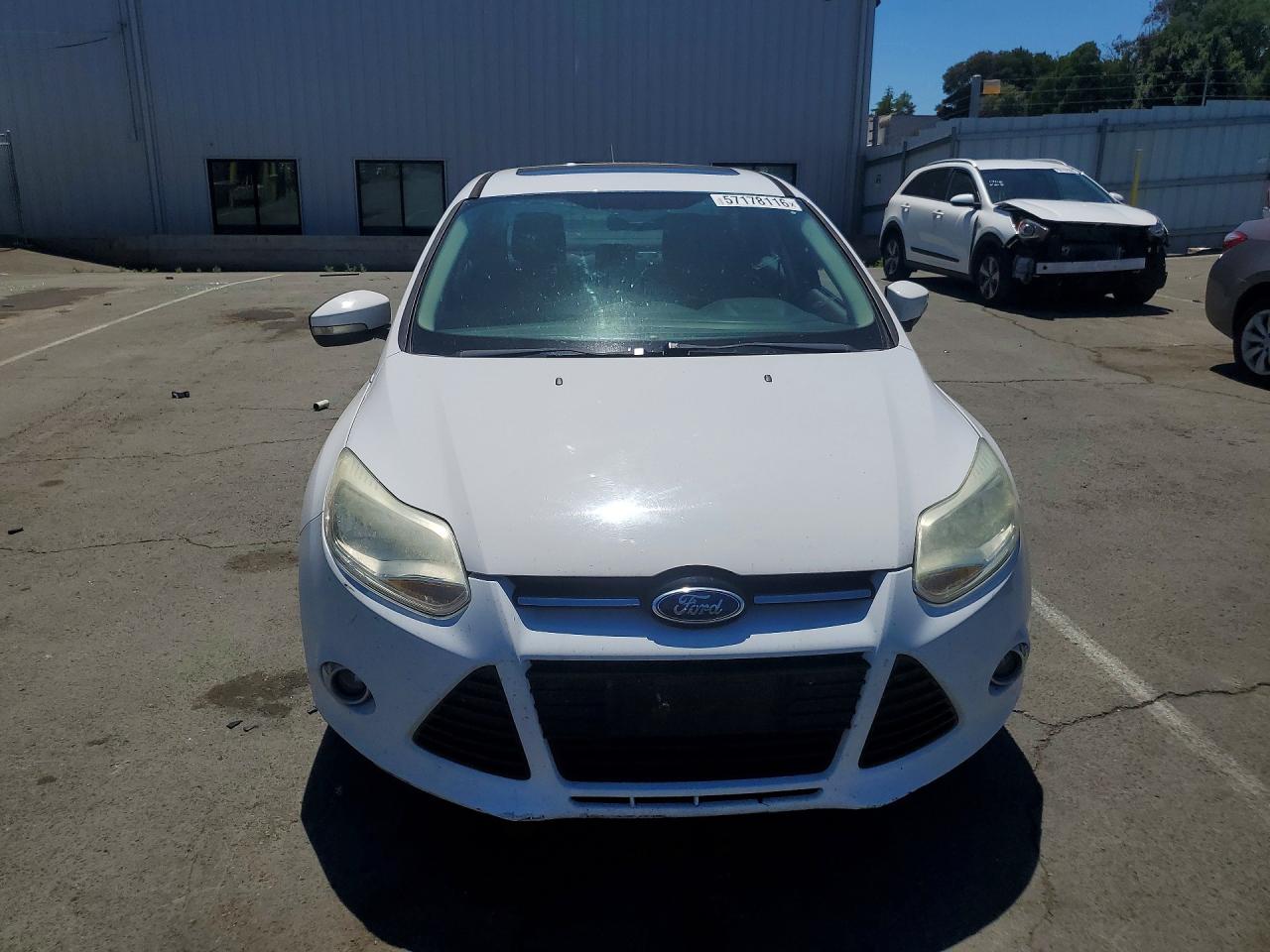 2012 Ford Focus Sel White vin: 1FAHP3H28CL339913