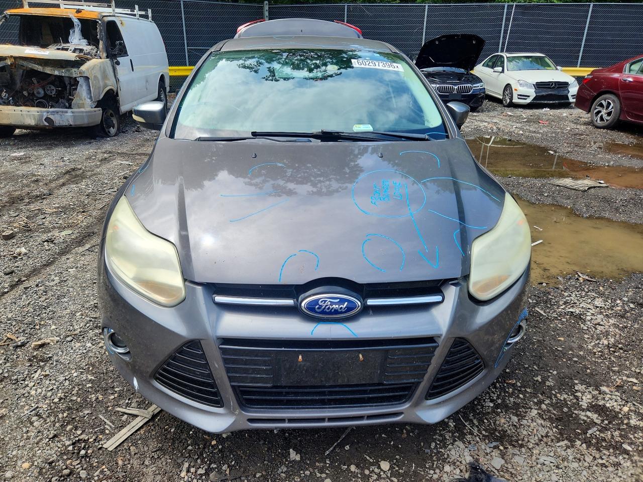 2012 Ford Focus Sel Charcoal vin: 1FAHP3H28CL394460