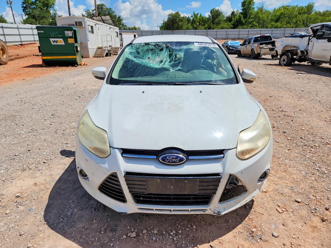 2012 Ford Focus Sel White vin: 1FAHP3H28CL424170