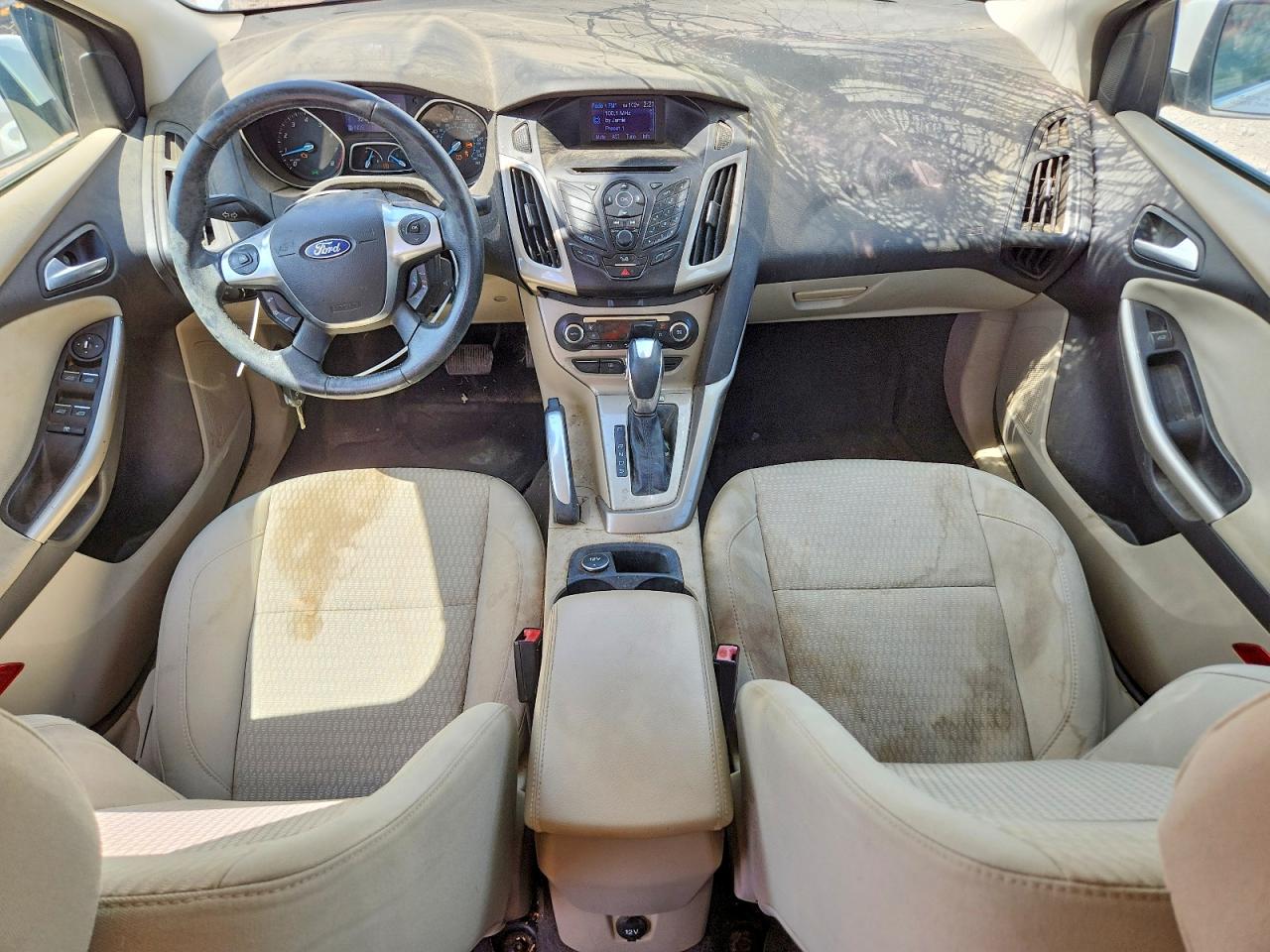 2012 Ford Focus Sel White vin: 1FAHP3H28CL424170
