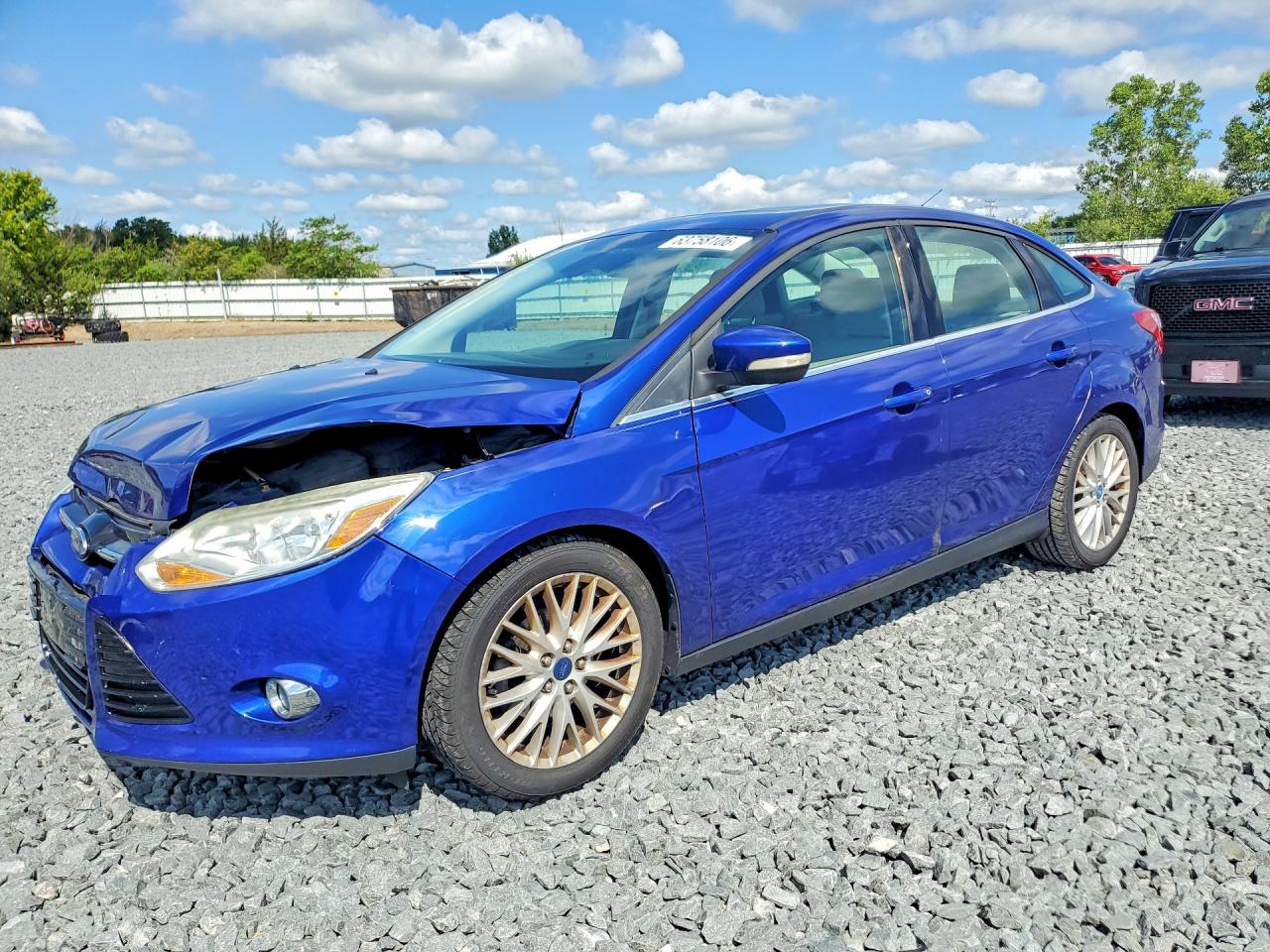 2012 Ford Focus Sel Blue vin: 1FAHP3H28CL464121