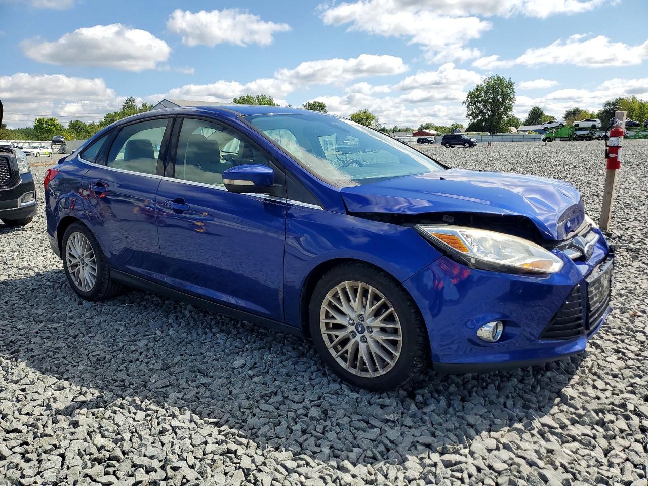 2012 Ford Focus Sel Blue vin: 1FAHP3H28CL464121