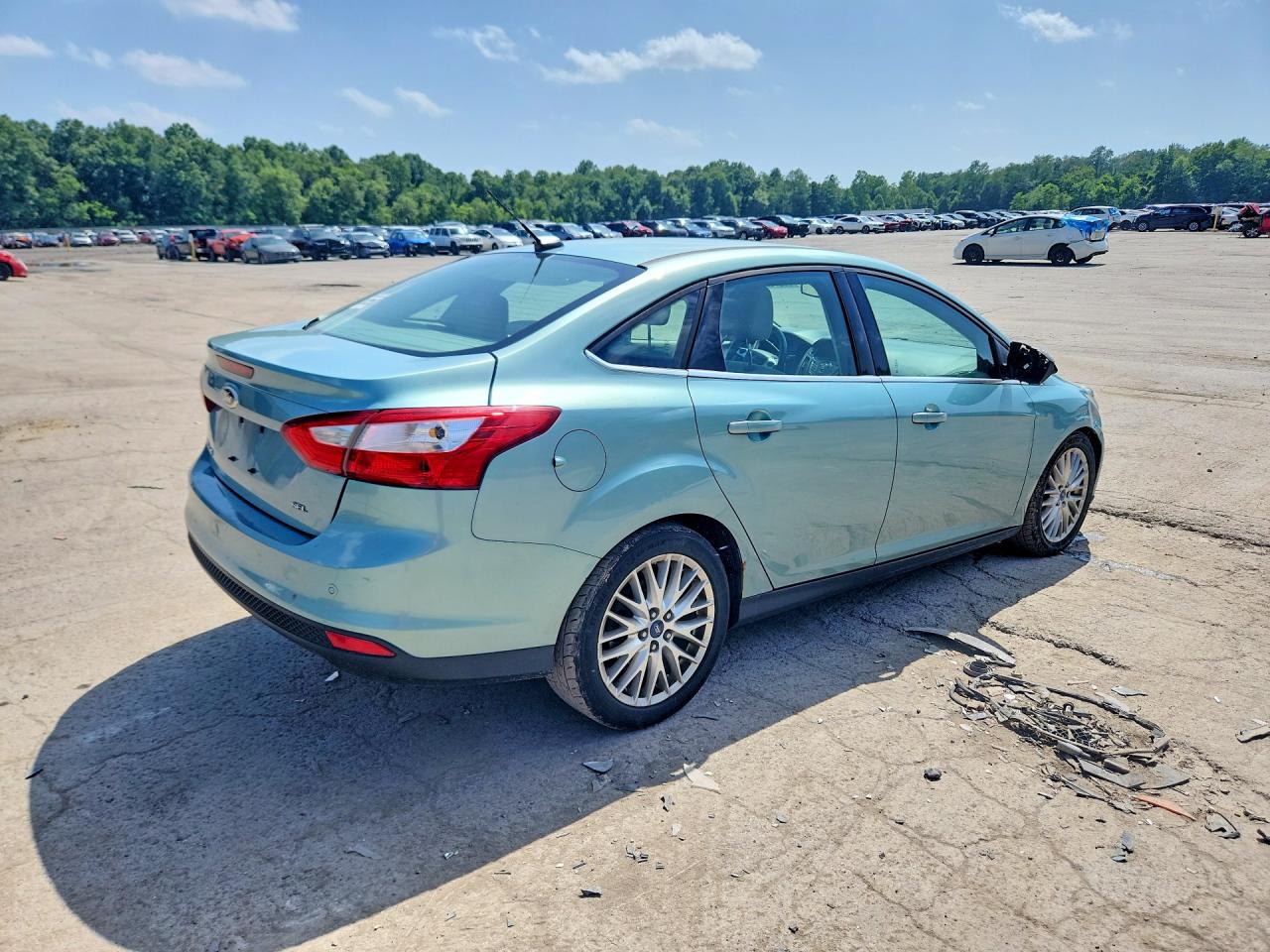2012 Ford Focus Sel Blue vin: 1FAHP3H29CL101682