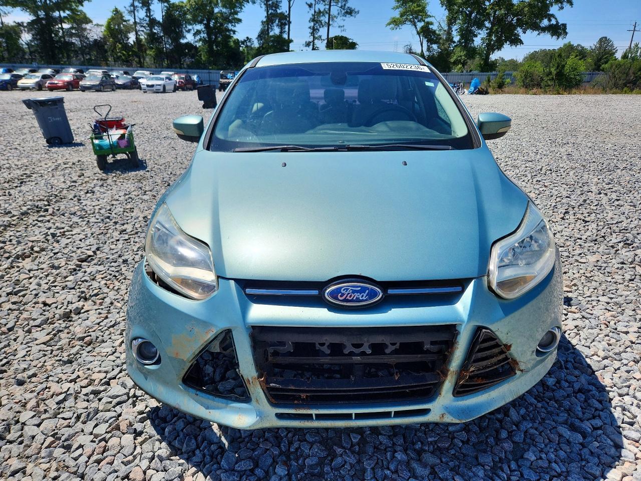 2012 Ford Focus Sel Teal vin: 1FAHP3H29CL117980