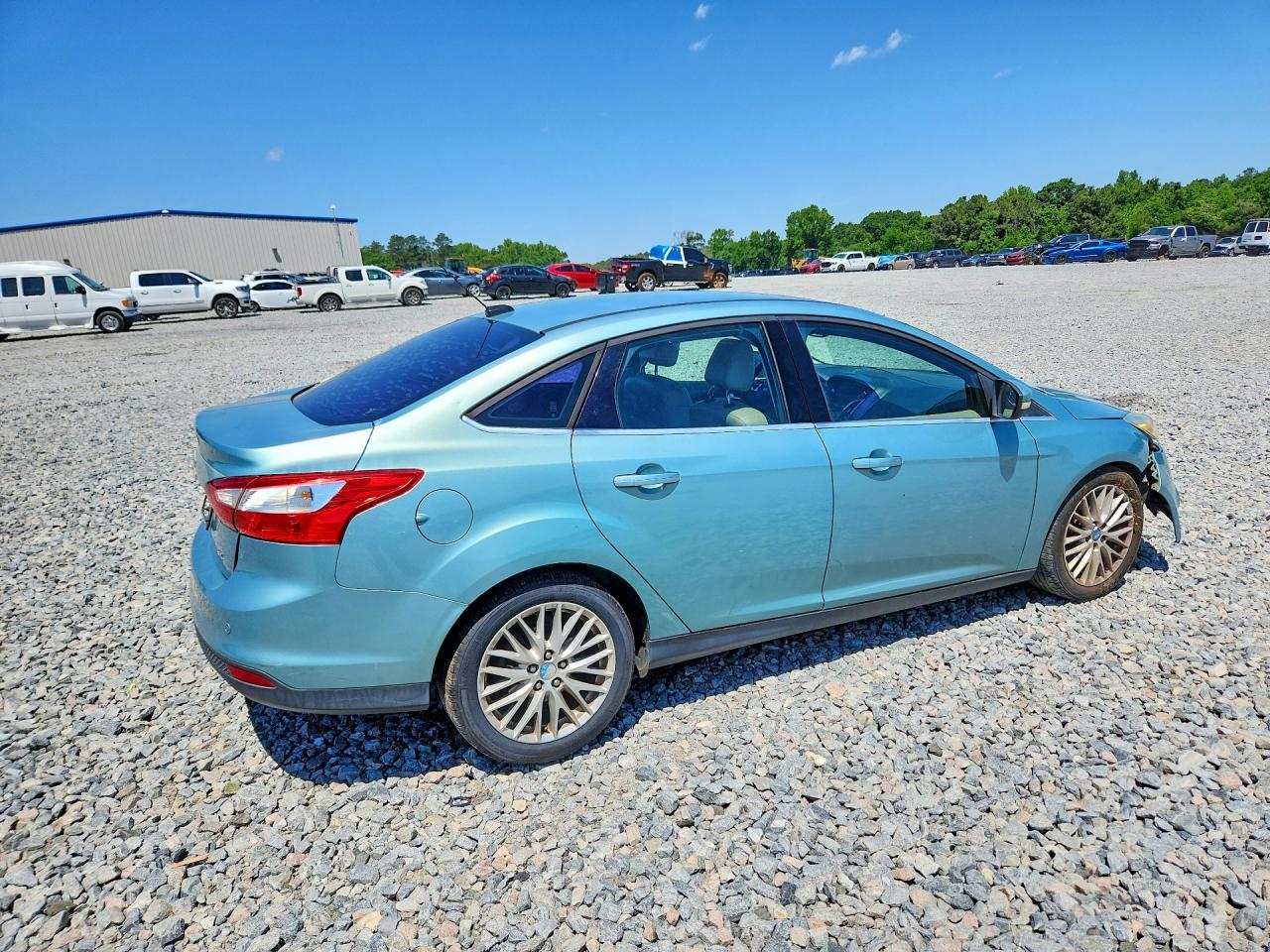 2012 Ford Focus Sel Teal vin: 1FAHP3H29CL117980