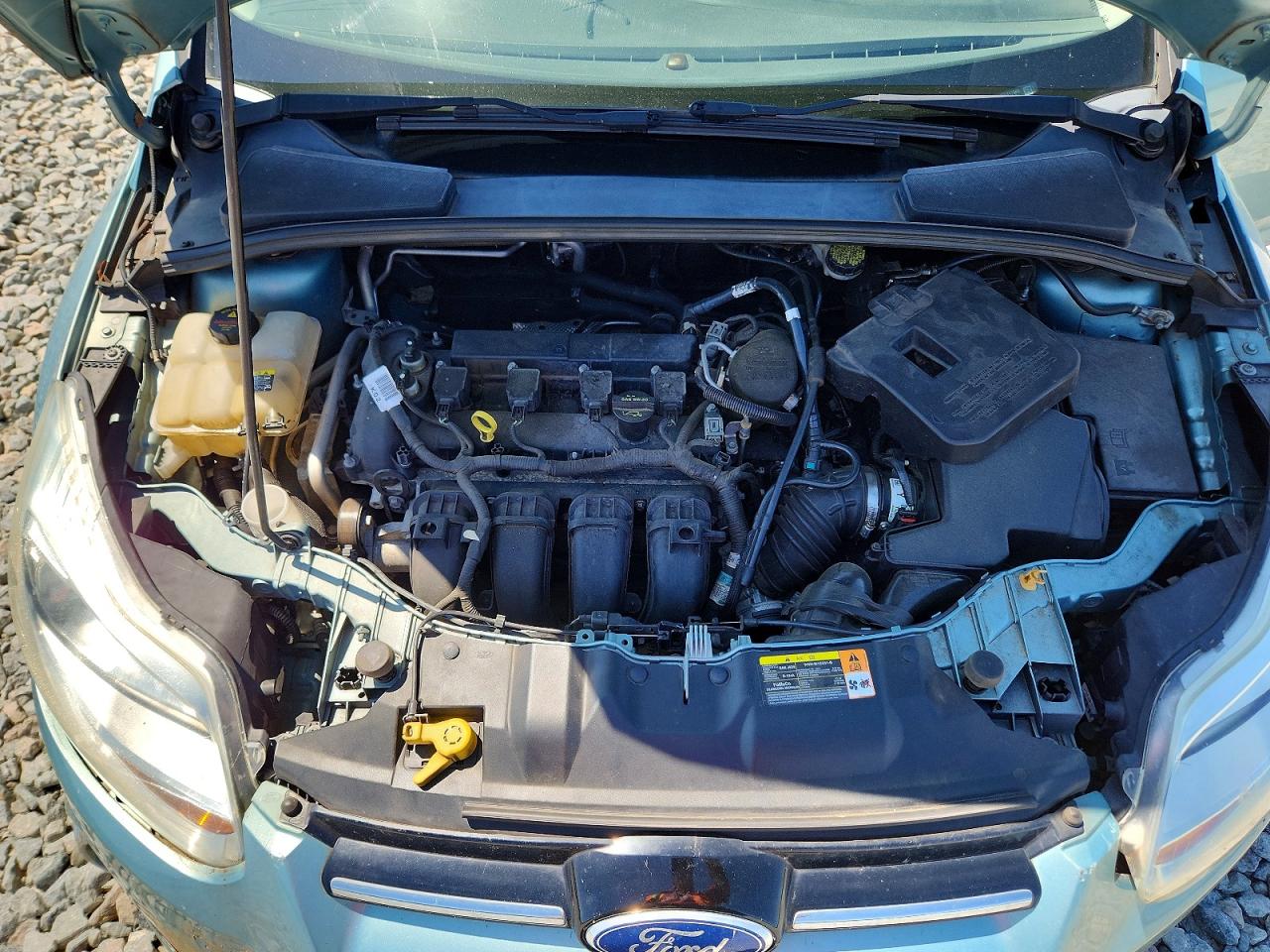 2012 Ford Focus Sel Teal vin: 1FAHP3H29CL117980
