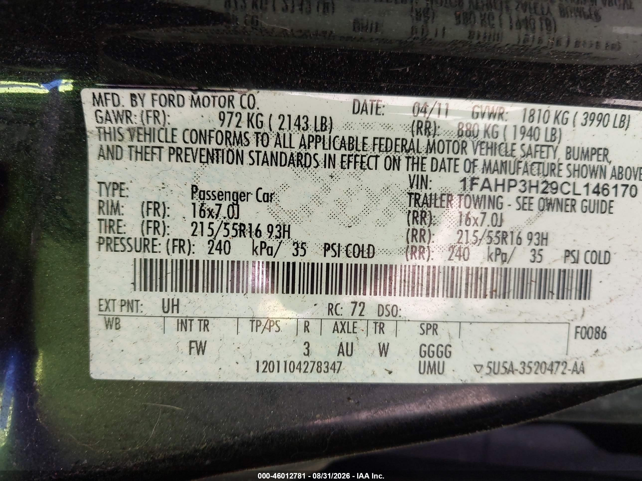 2012 Ford Focus Sel Black vin: 1FAHP3H29CL146170