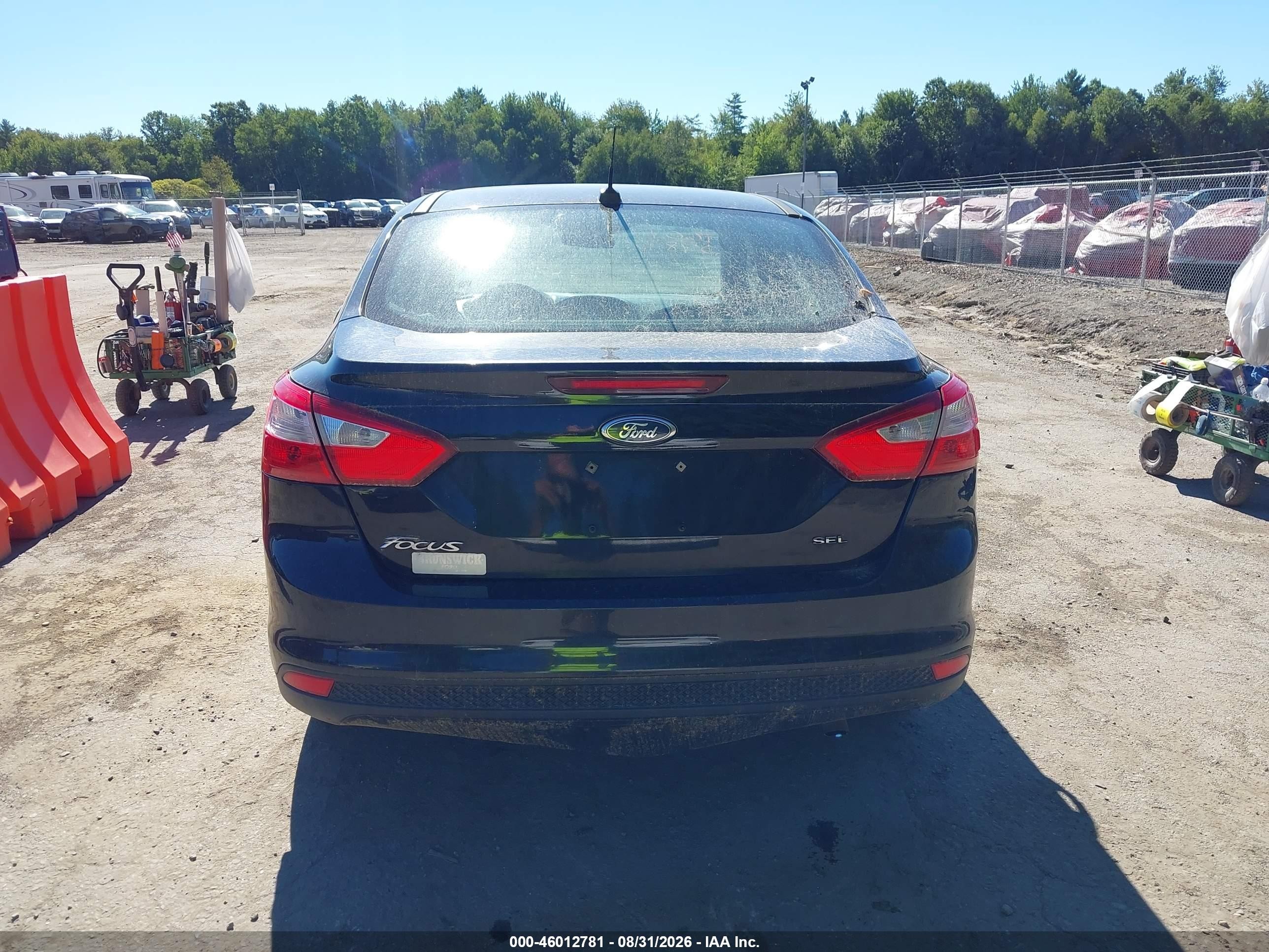 2012 Ford Focus Sel Black vin: 1FAHP3H29CL146170