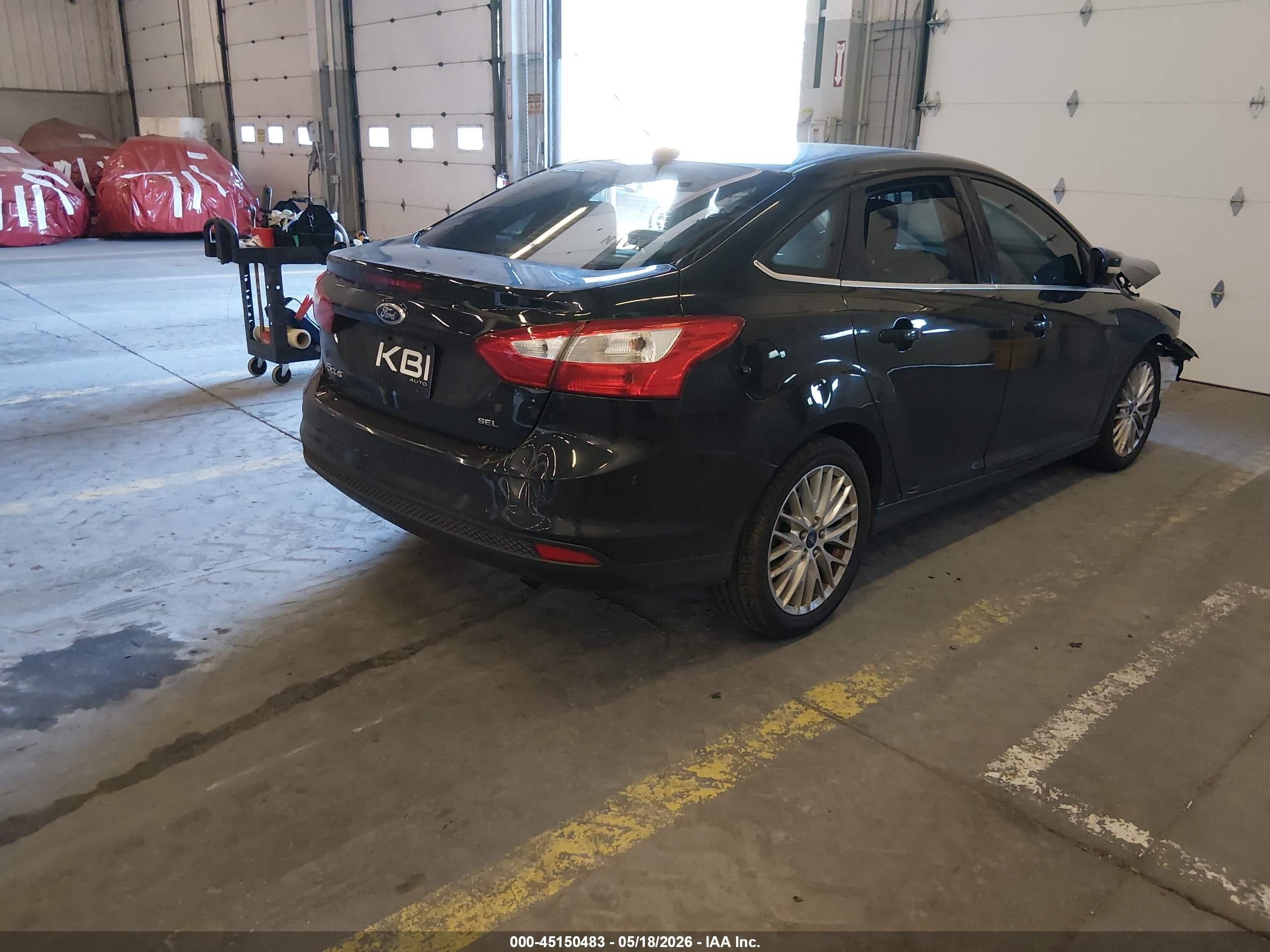 2012 Ford Focus Sel Black vin: 1FAHP3H29CL290933