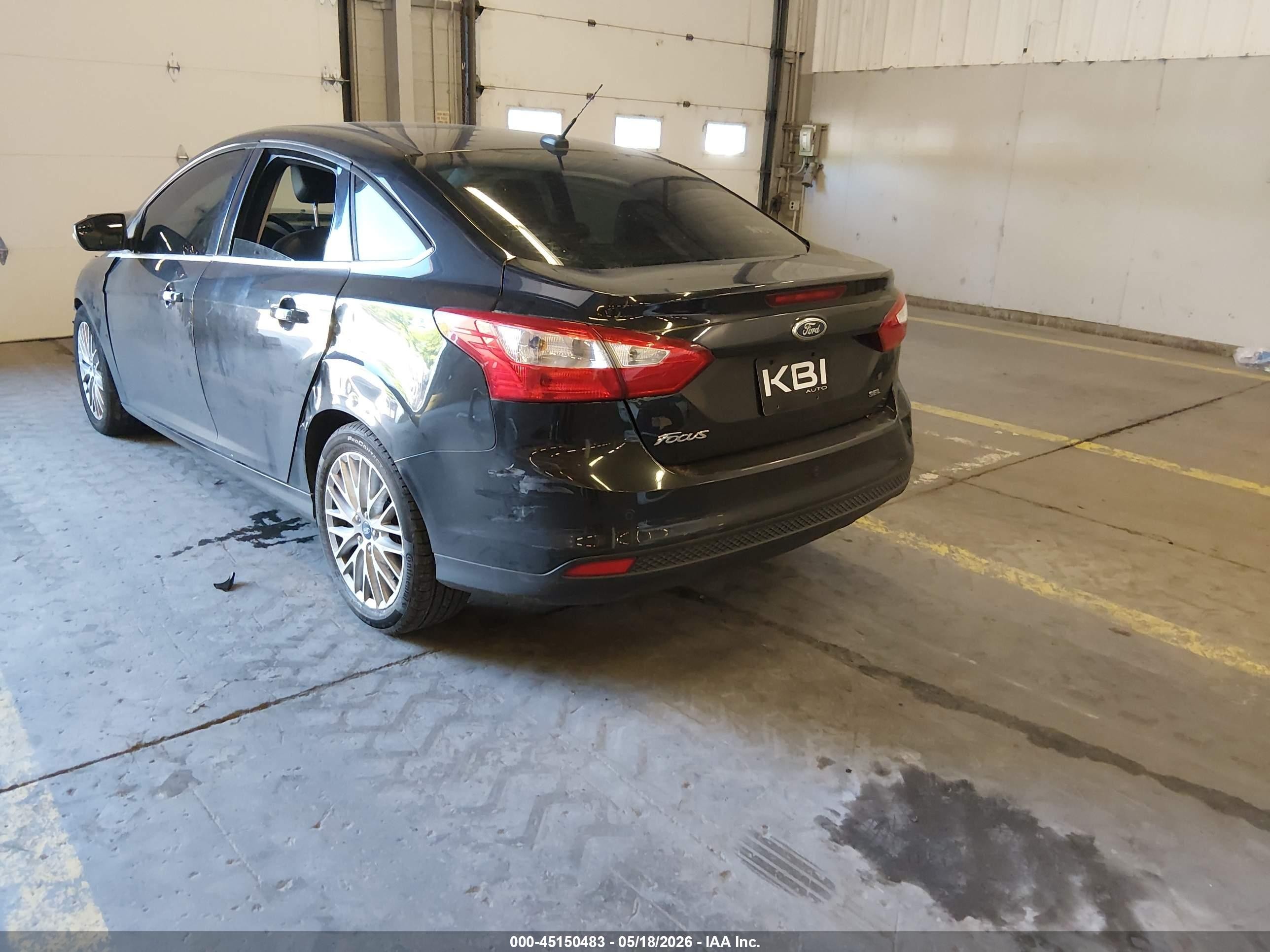 2012 Ford Focus Sel Black vin: 1FAHP3H29CL290933