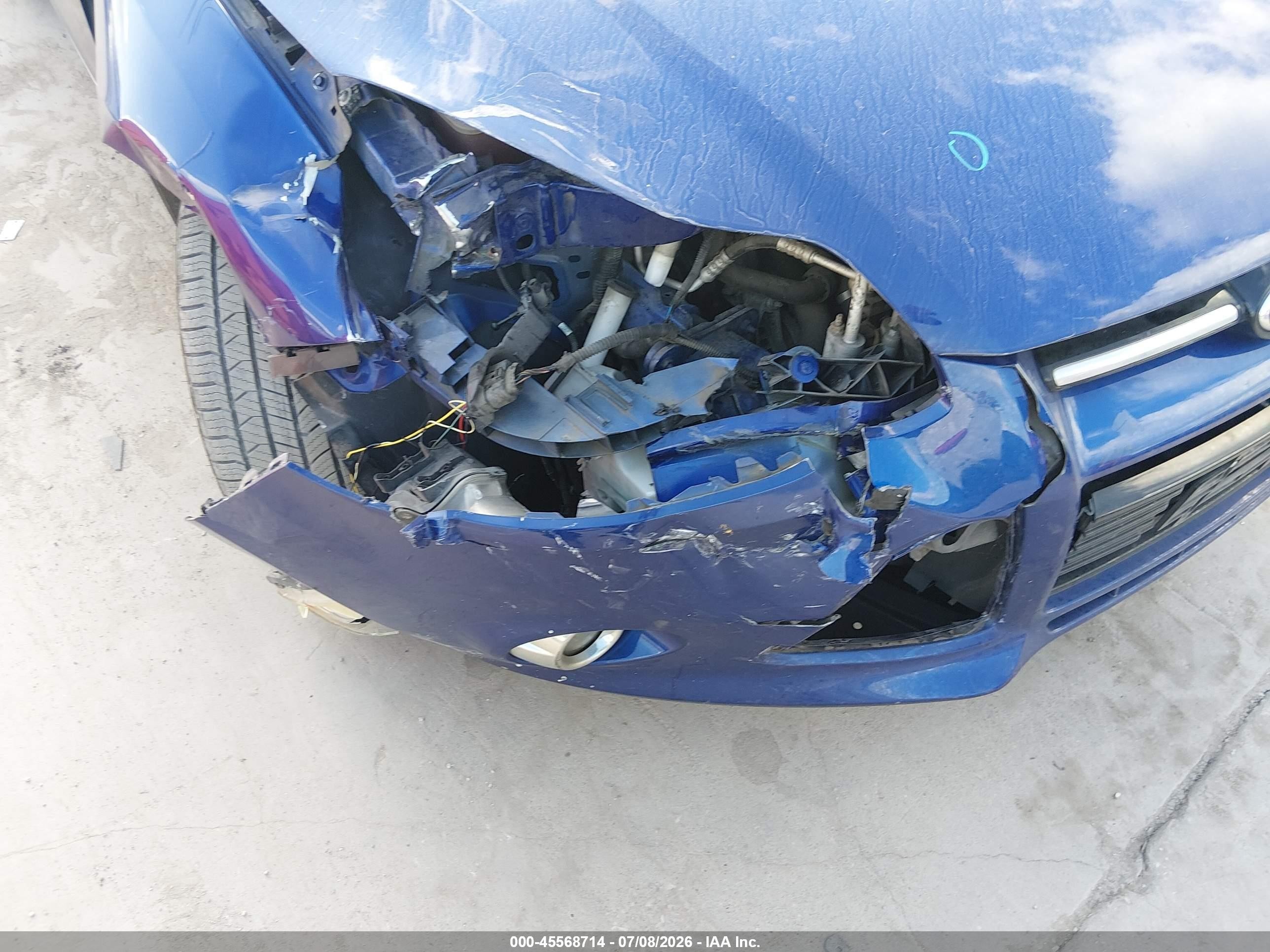 2012 Ford Focus Sel Blue vin: 1FAHP3H29CL300182
