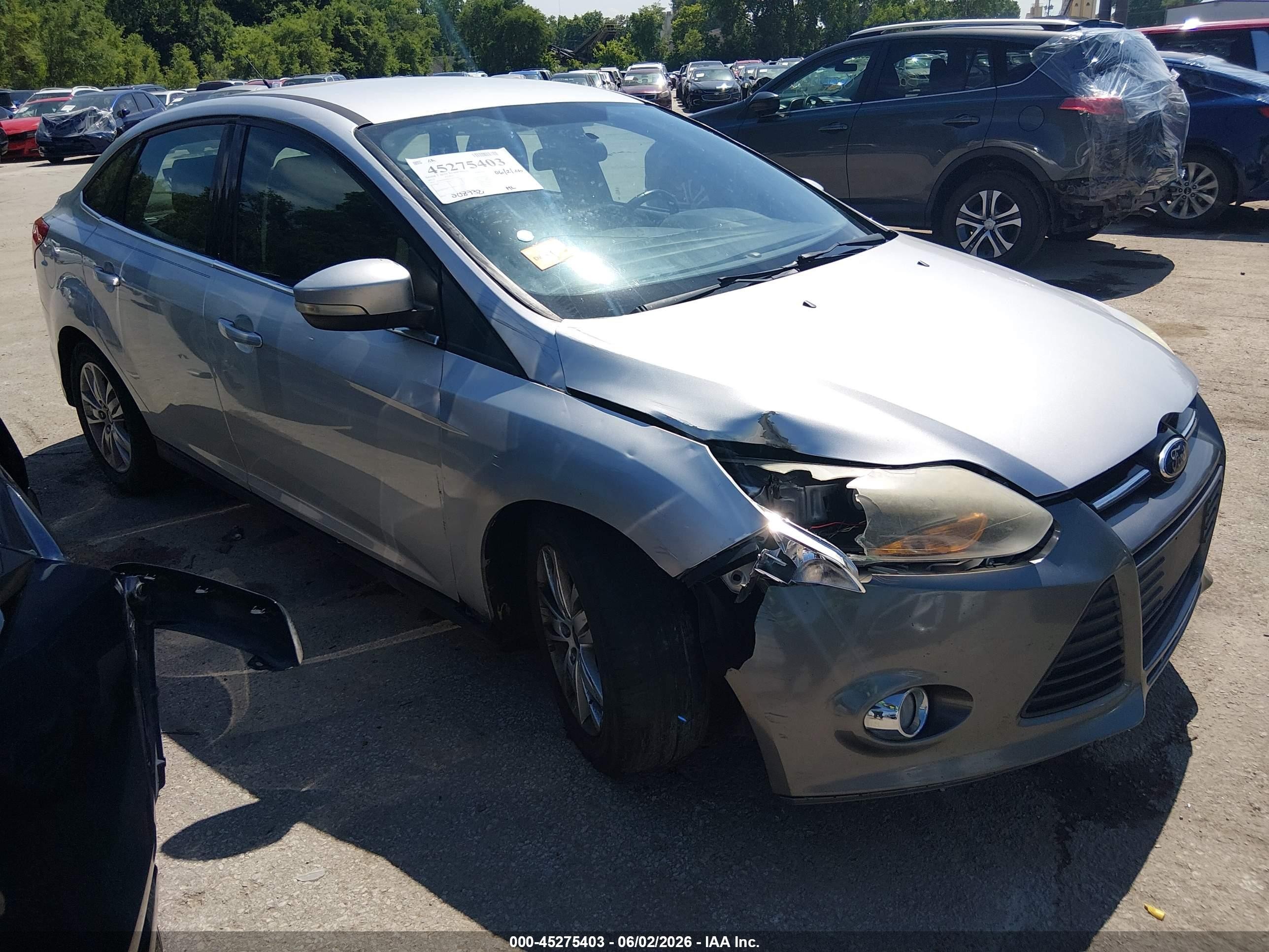 2012 Ford Focus Sel Silver vin: 1FAHP3H29CL397724