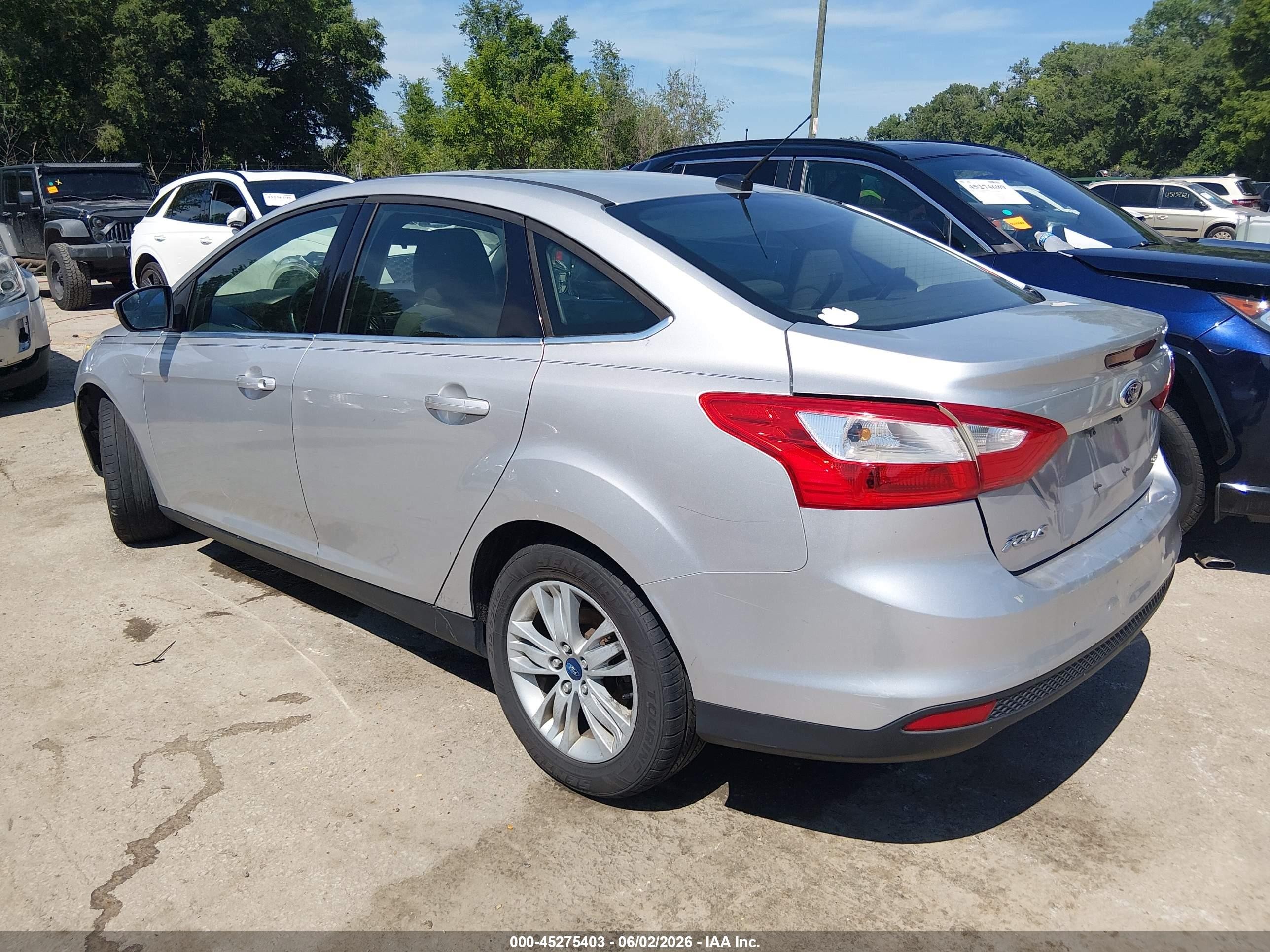 2012 Ford Focus Sel Silver vin: 1FAHP3H29CL397724