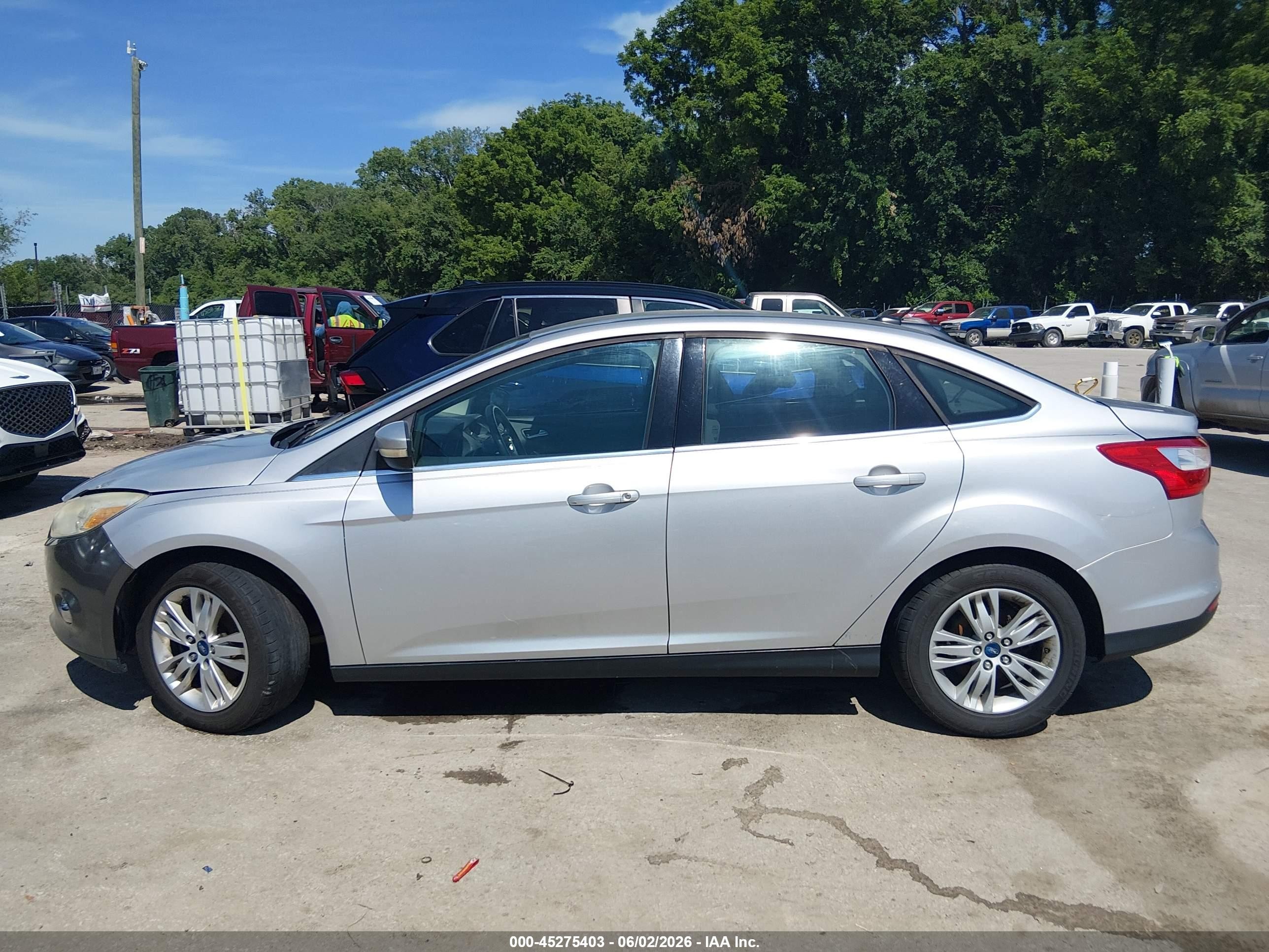 2012 Ford Focus Sel Silver vin: 1FAHP3H29CL397724